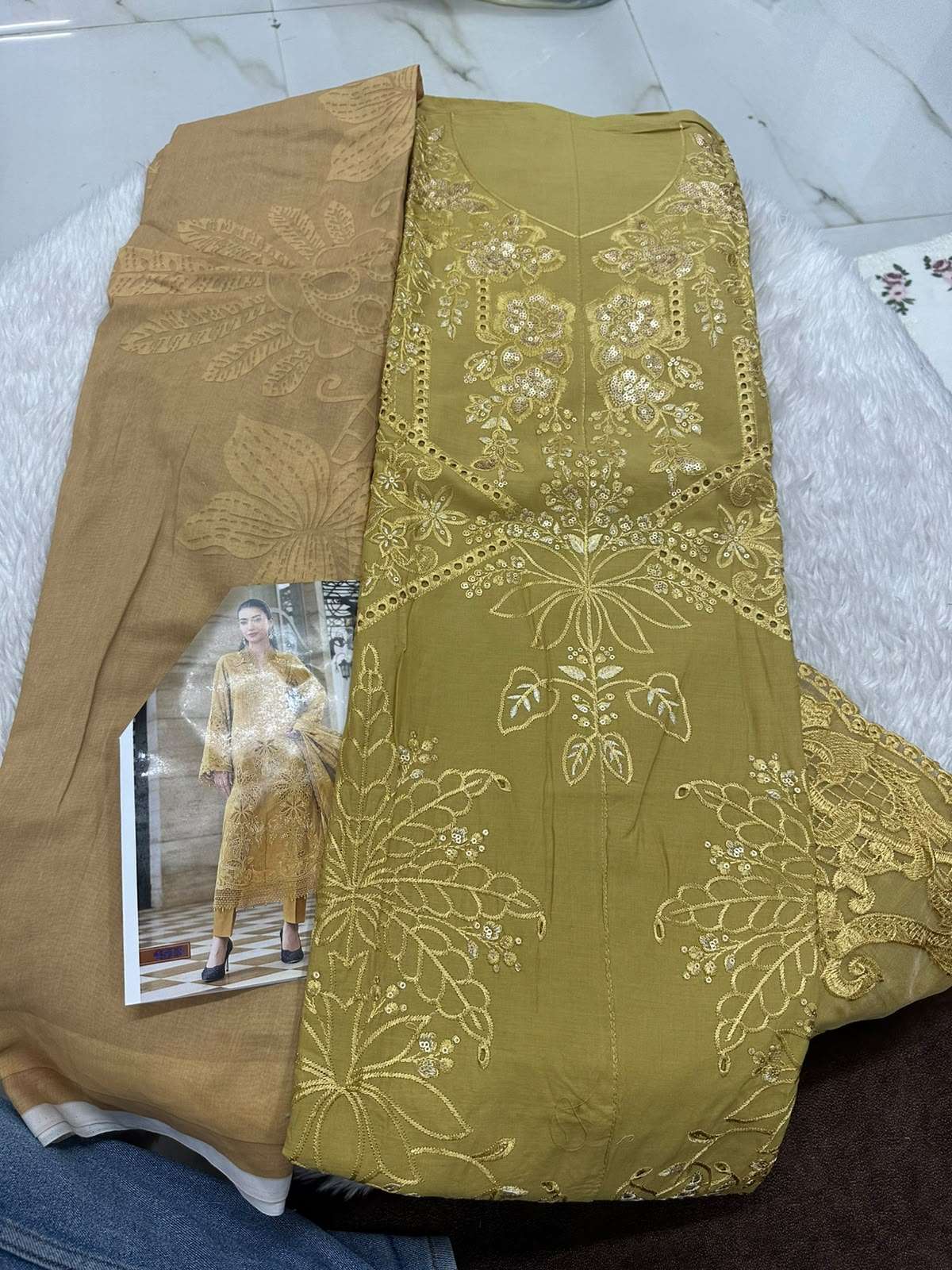 Falah Premium Cotton Collection Code - 50114 By Falah Designer Suits - 04