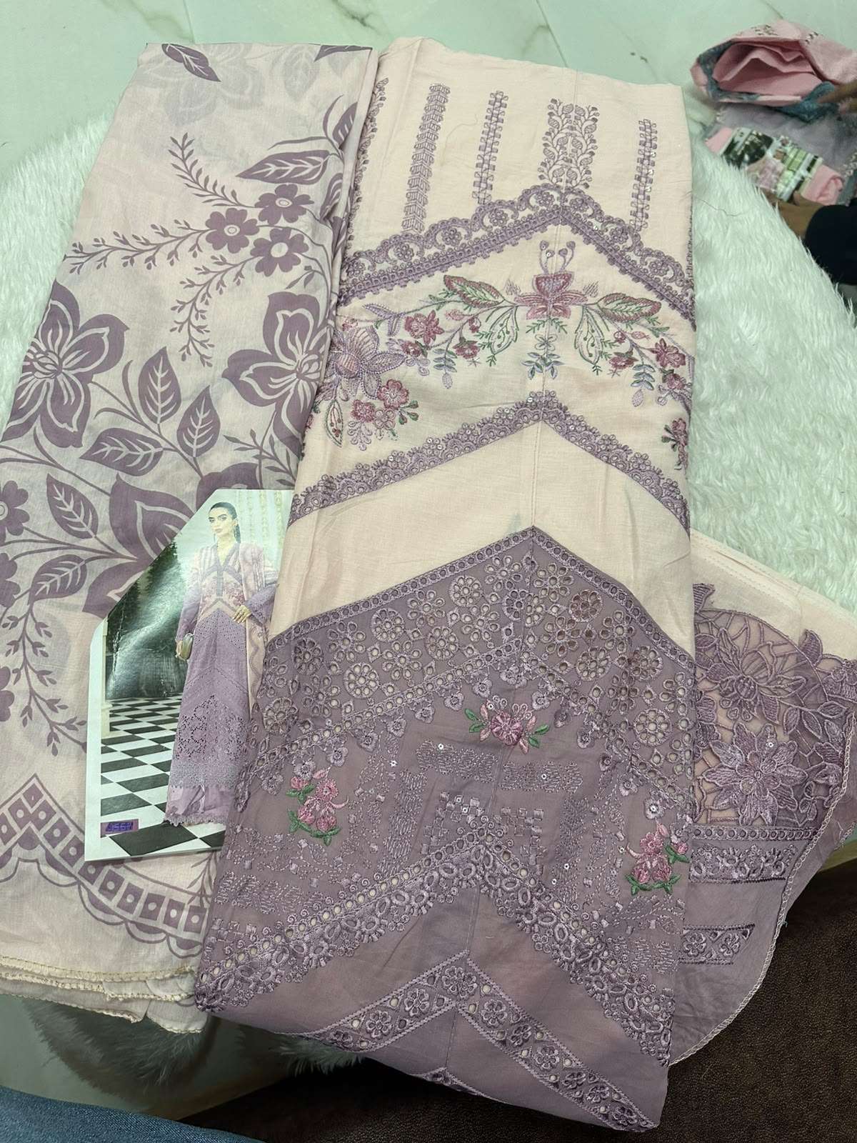 Falah Premium Cotton Collection Code - 50115 By Falah Designer Suits - 03