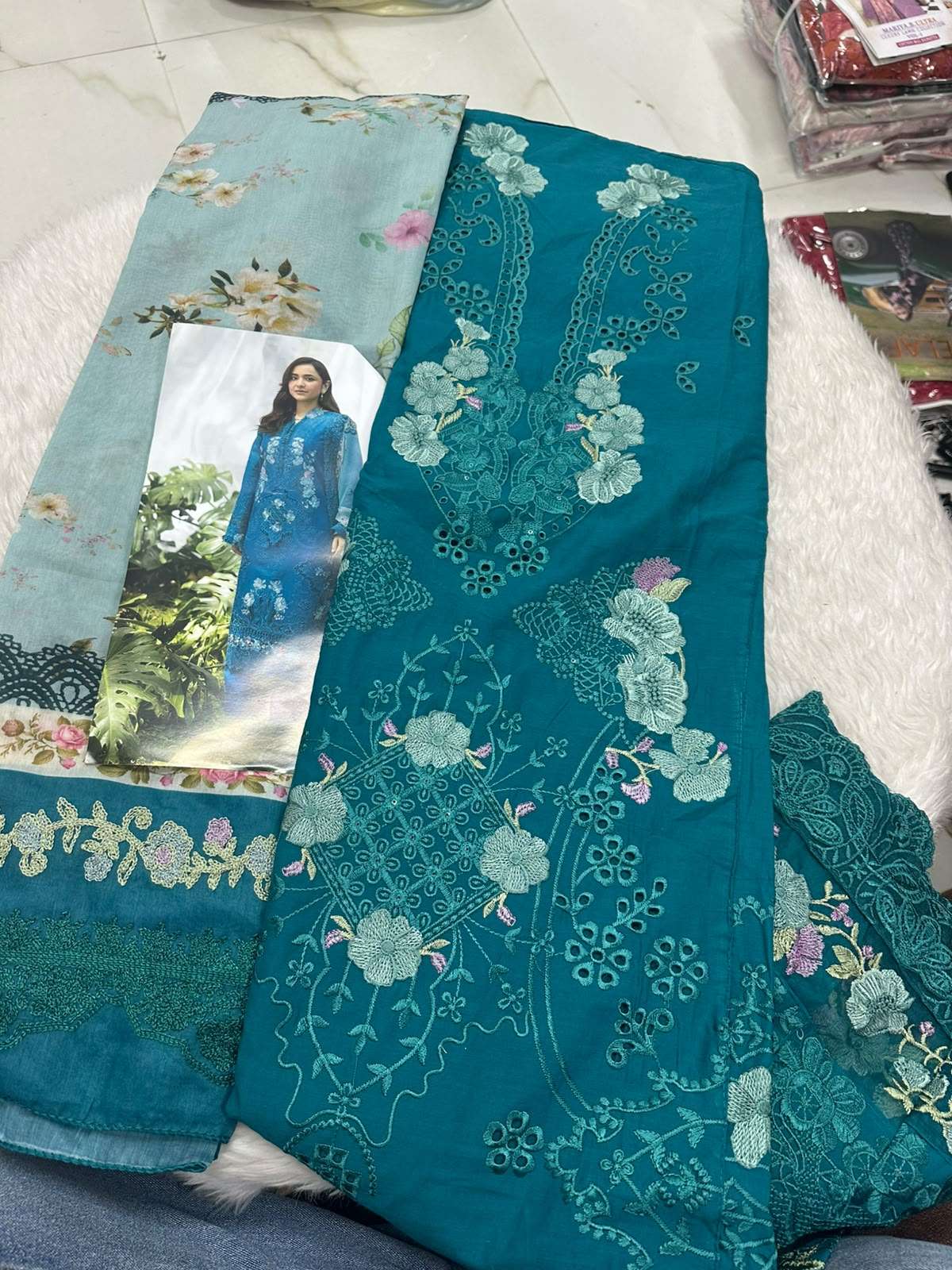 Falah Premium Cotton Collection Code - 50117 By Falah Designer Suits - 03