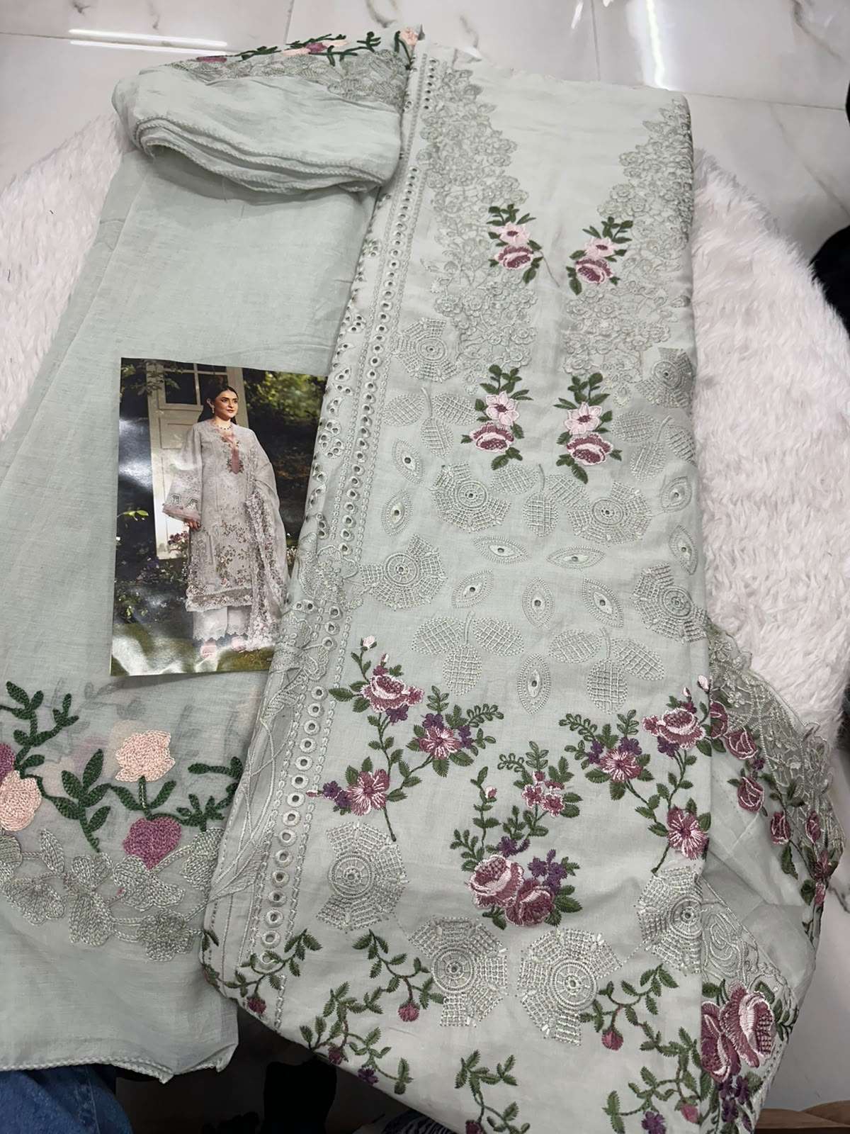 Falah Premium Cotton Collection Code - 50118 By Falah Designer Suits - 01