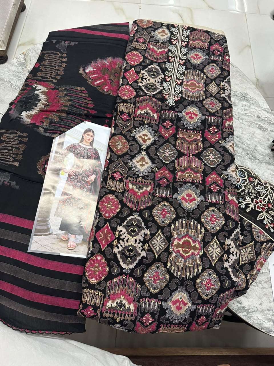 Falah Premium Cotton Collection Code - 50120 By Falah Designer Suits - 01 - 05