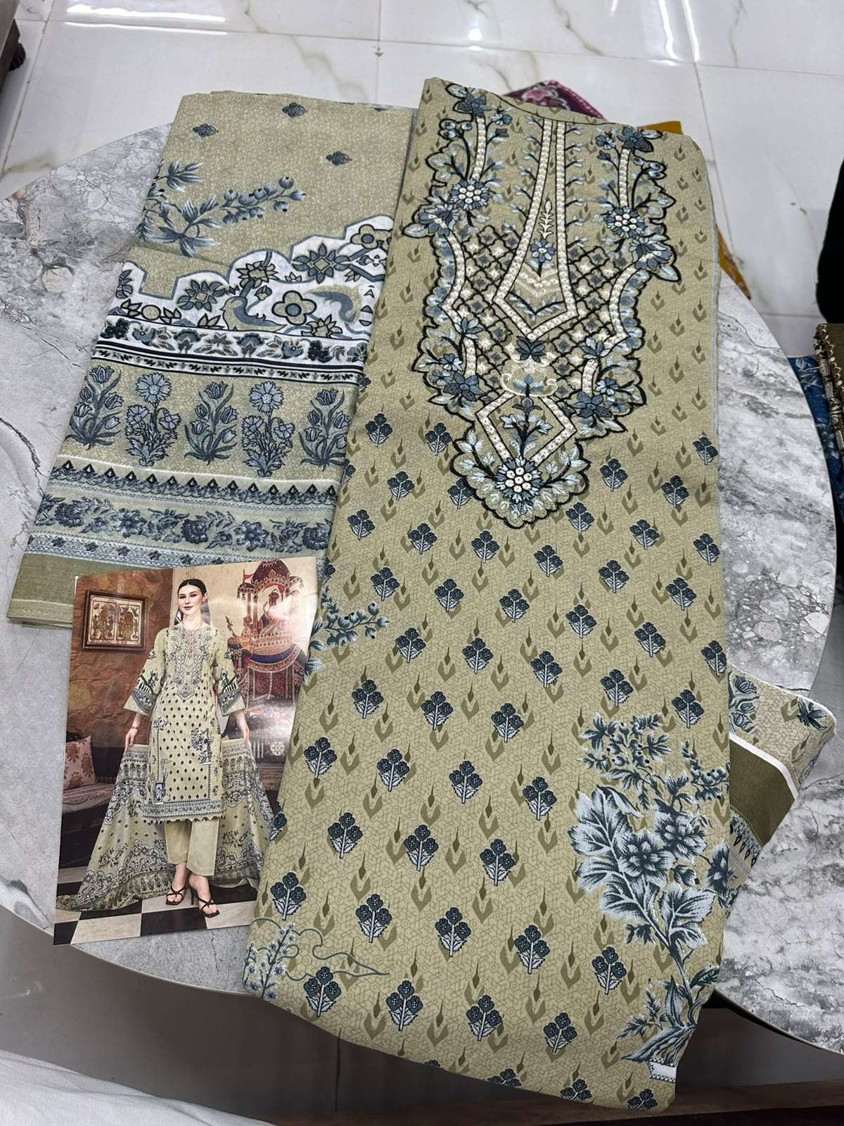 Falah Premium Cotton Collection Code - 50121 By Falah Designer Suits - 08