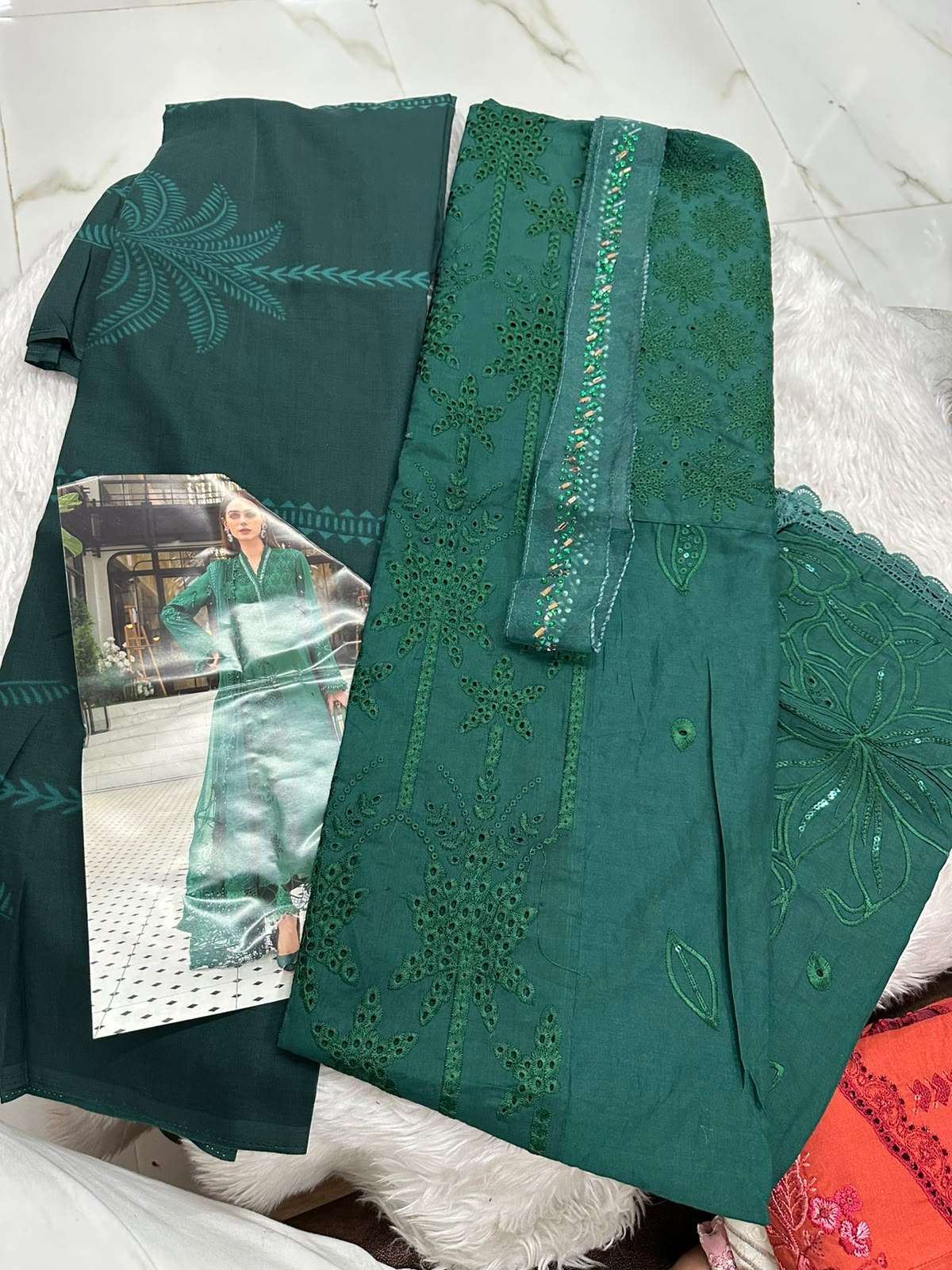 Falah Premium Cotton Collection Code - 50122 By Falah Designer Suits - 01 - 06 B