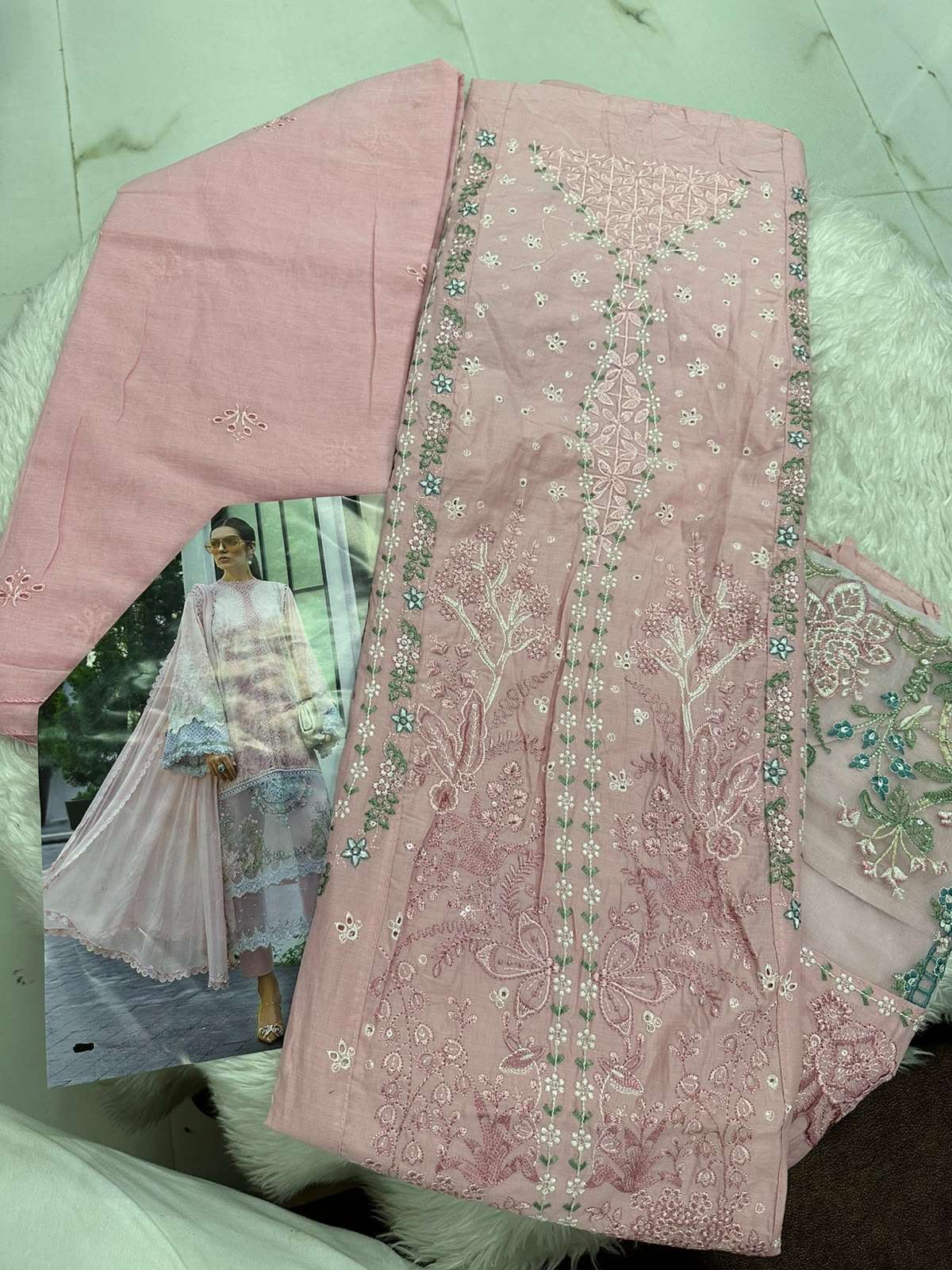 Falah Premium Cotton Collection Code - 50122 By Falah Designer Suits - 04