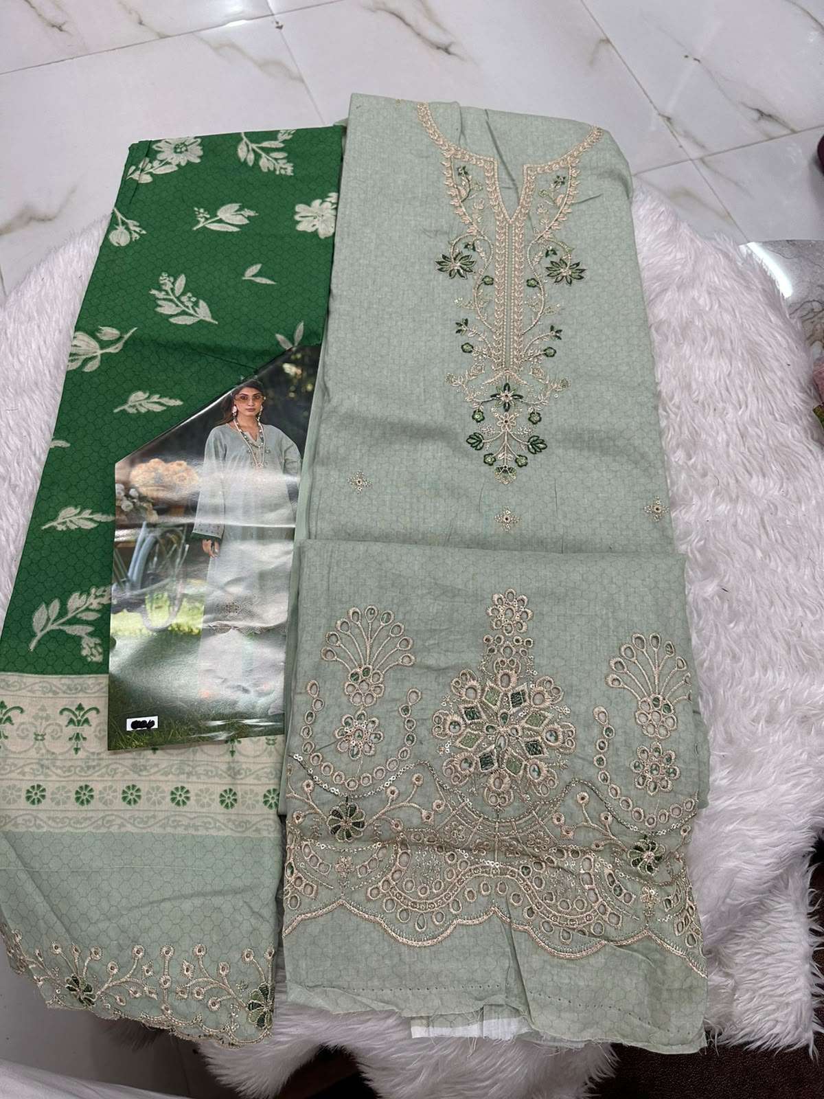 Falah Premium Cotton Collection Code - 50123 By Falah Designer Suits - 08