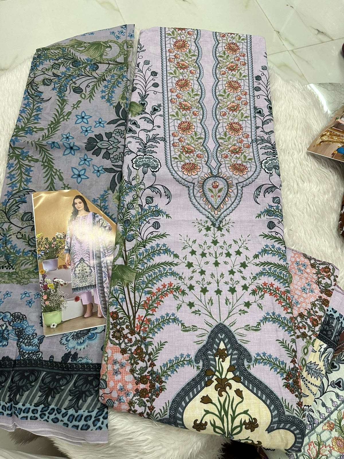 Falah Premium Cotton Collection Code - 50124 By Falah Designer Suits - 06