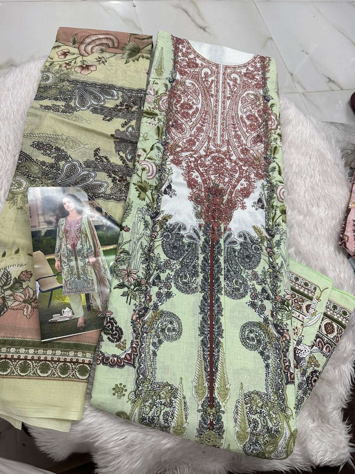 Falah Premium Cotton Collection Code - 50127 By Falah Designer Suits - 07