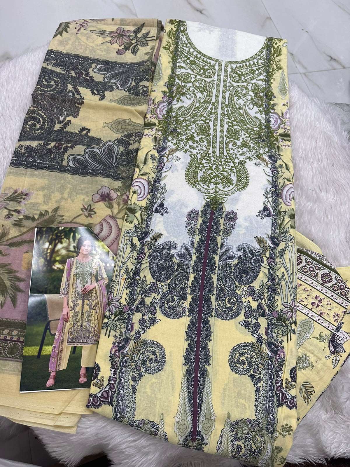 Falah Premium Cotton Collection Code - 50127 By Falah Designer Suits - 08