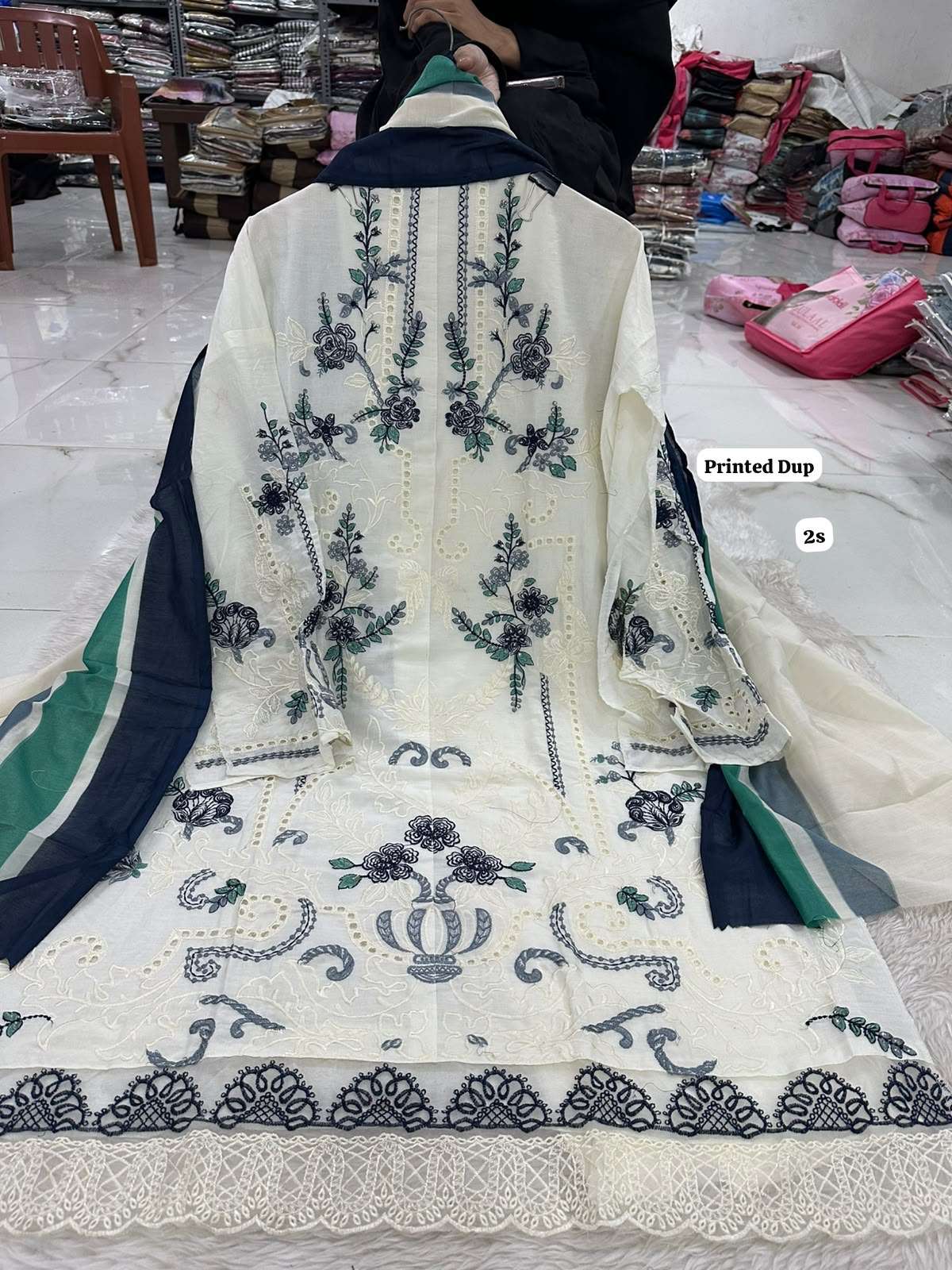 Falah Premium Pure Cotton Collection Code - NOP 33 By Falah Designer Suits - 02
