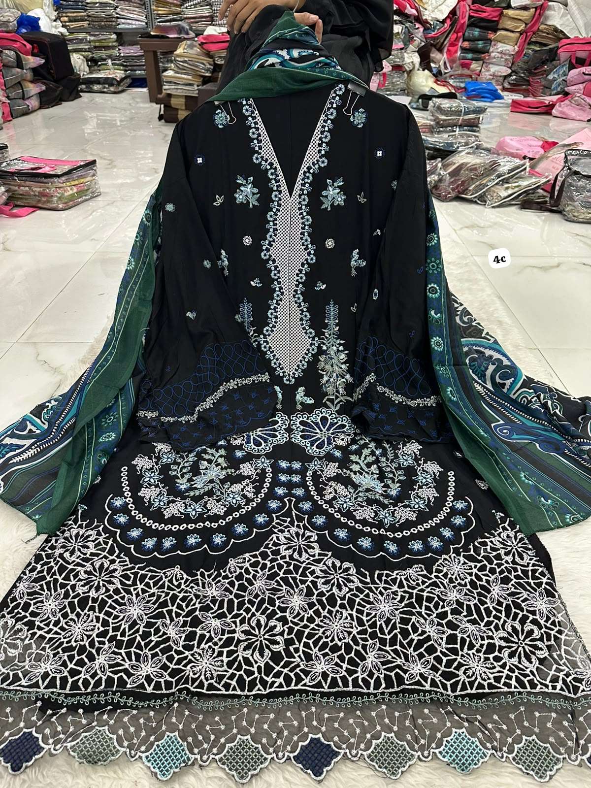 Falah Premium Pure Cotton Collection Code - NOP 35 By Falah Designer Suits - 17