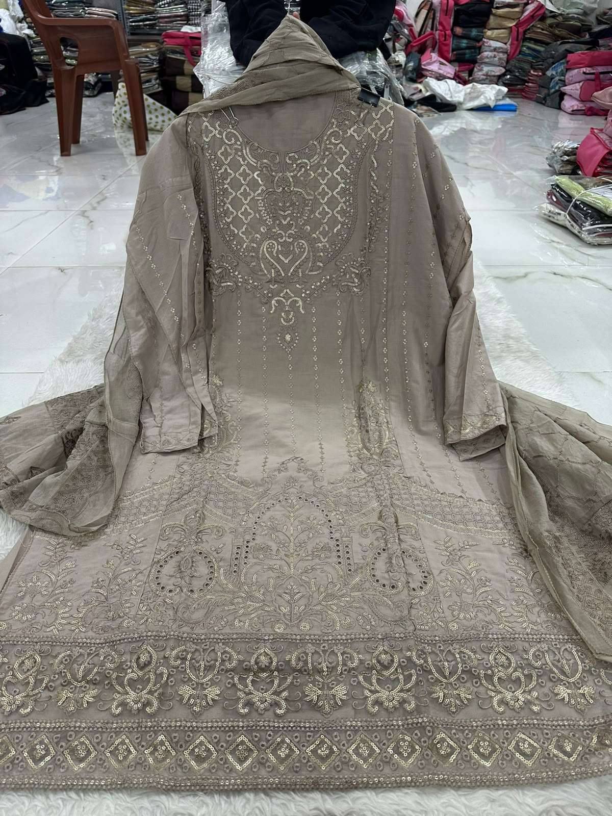 Falah Premium Pure Cotton Collection Code - NOP 37 By Falah Designer Suits - 05