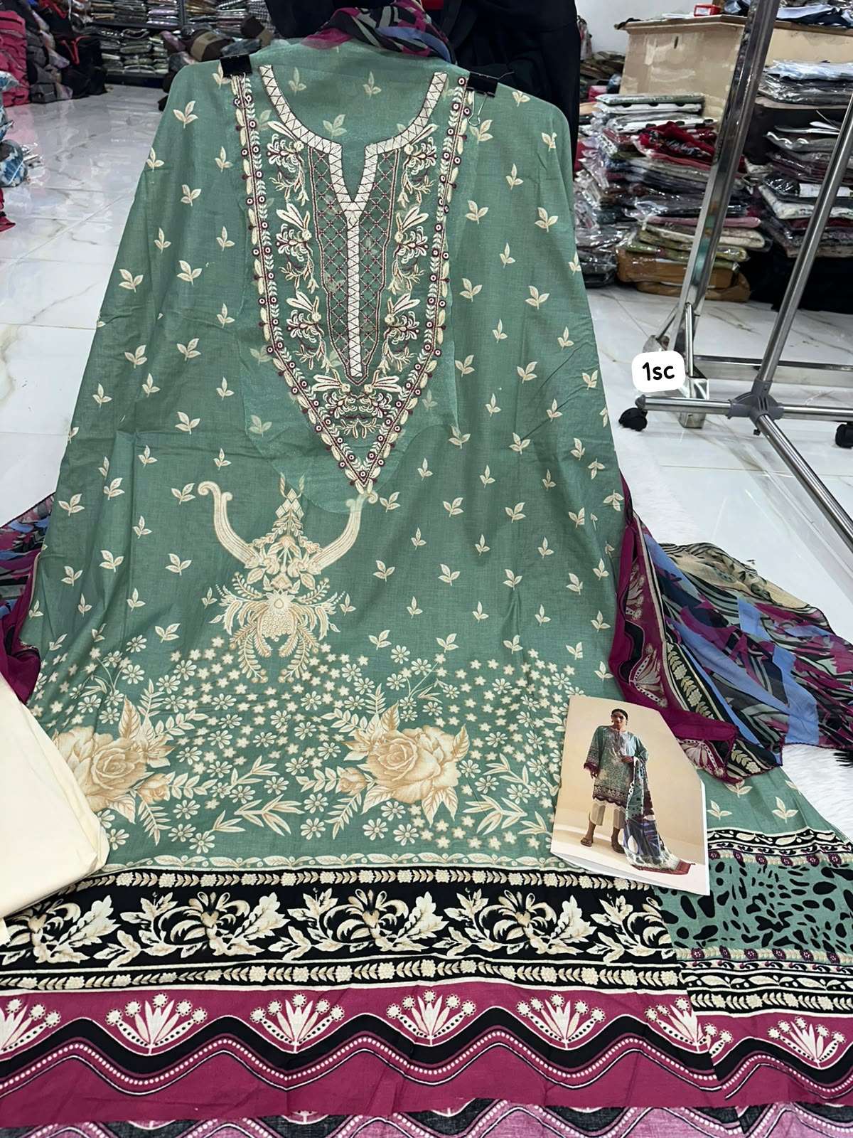 Falah Premium Pure Cotton Collection Code - NOP14 By Falah Designer Suits - 06