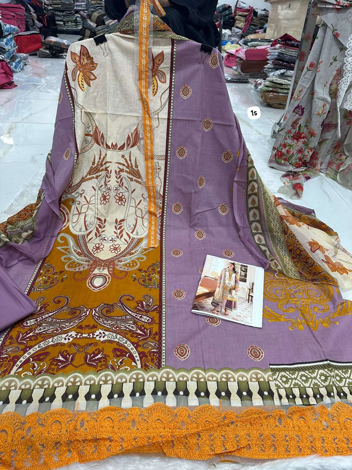 Falah Premium Pure Cotton Collection Code - NOP14 By Falah Designer Suits - 07