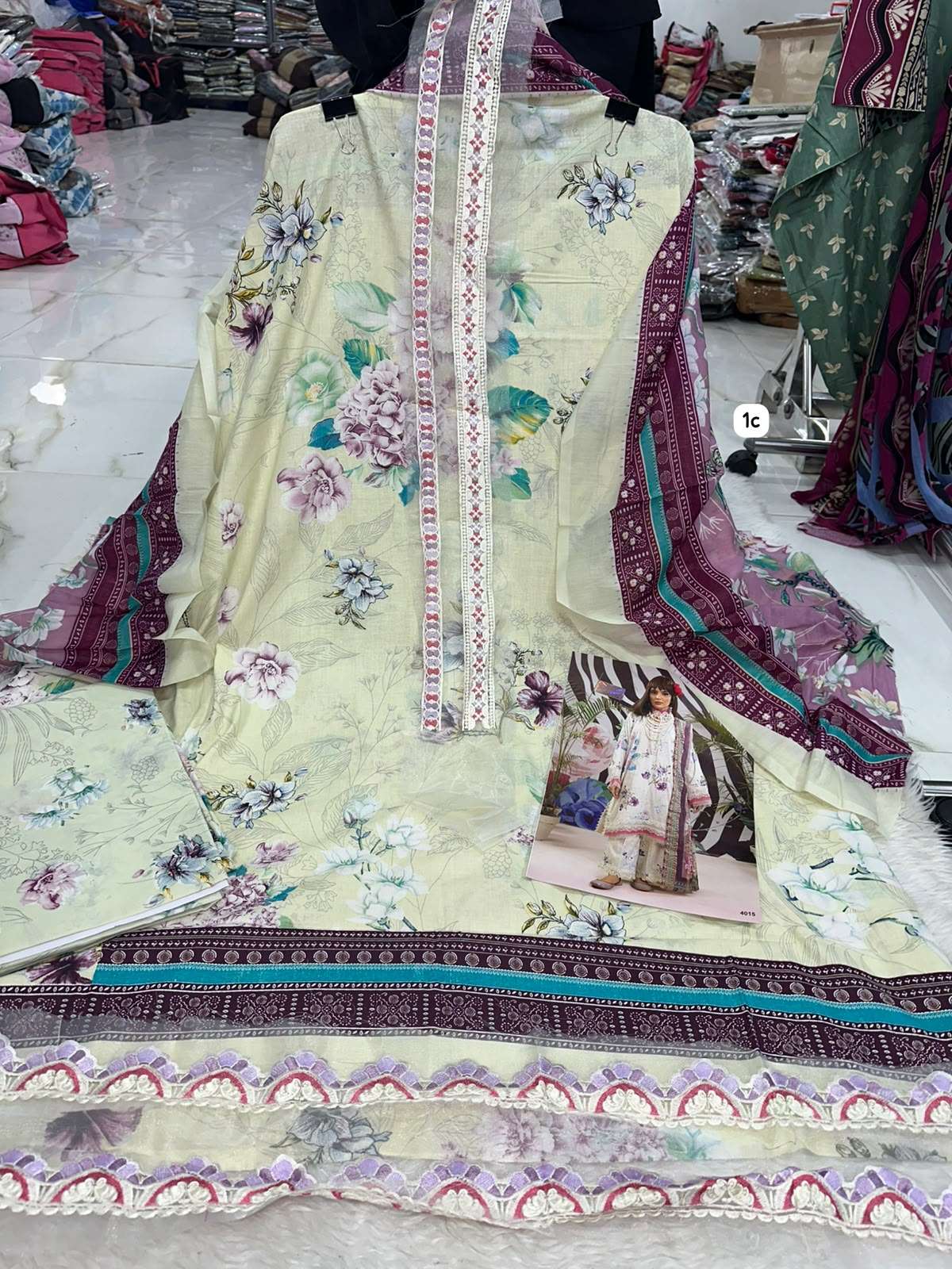 Falah Premium Pure Cotton Collection Code - NOP14 By Falah Designer Suits - 08