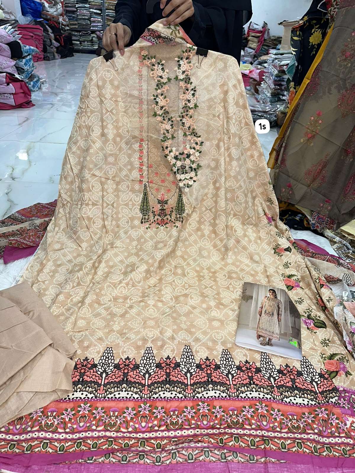 Falah Premium Pure Cotton Collection Code - NOP14 By Falah Designer Suits - 16