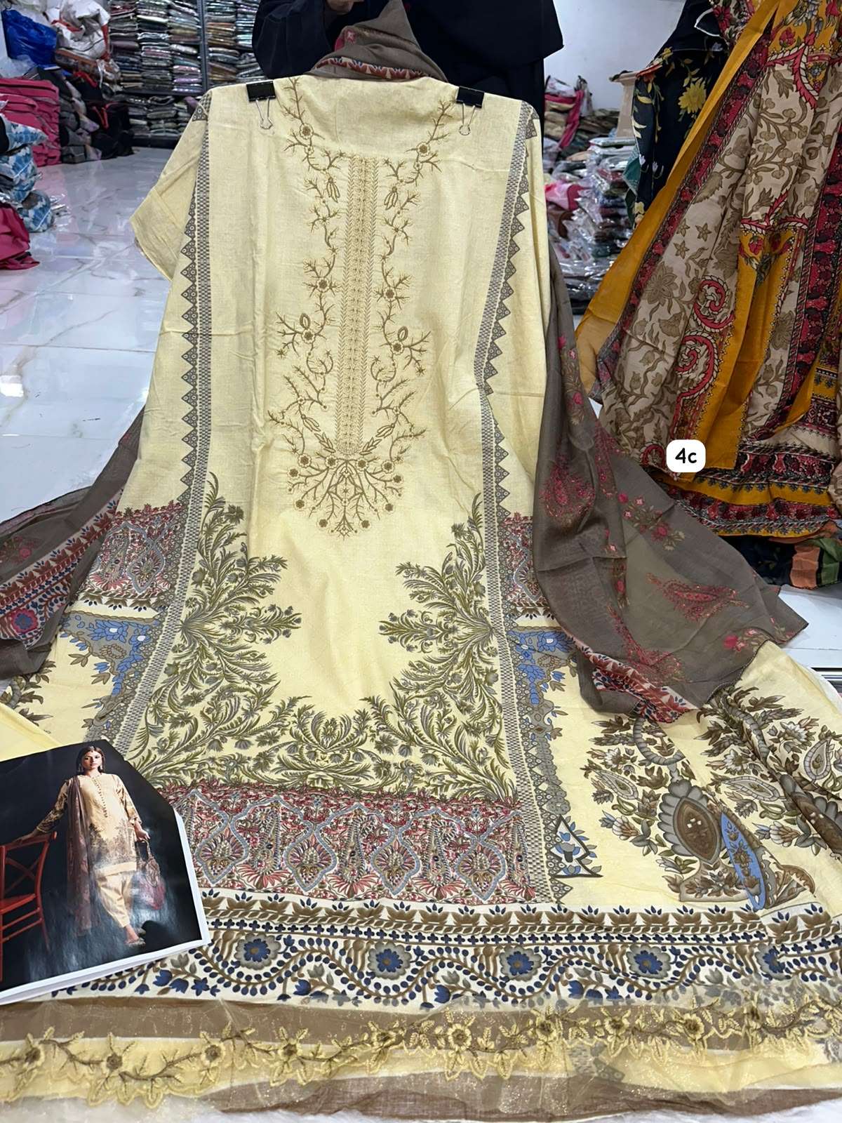 Falah Premium Pure Cotton Collection Code - NOP14 By Falah Designer Suits - 18