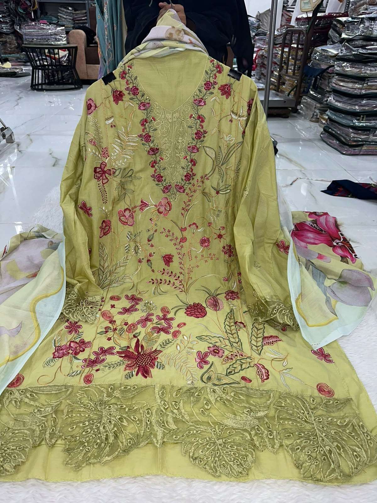 Falah Premium Pure Cotton Collection Code - NOP20 By Falah Designer Suits - 13
