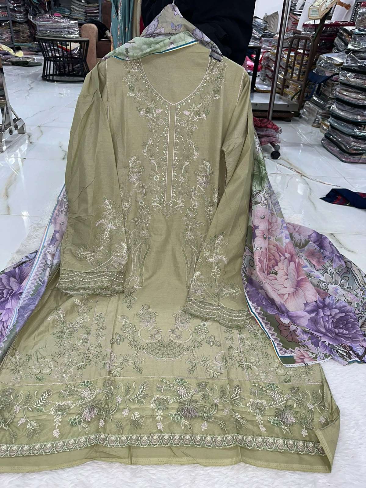 Falah Premium Pure Cotton Collection Code - NOP20 By Falah Designer Suits - 14
