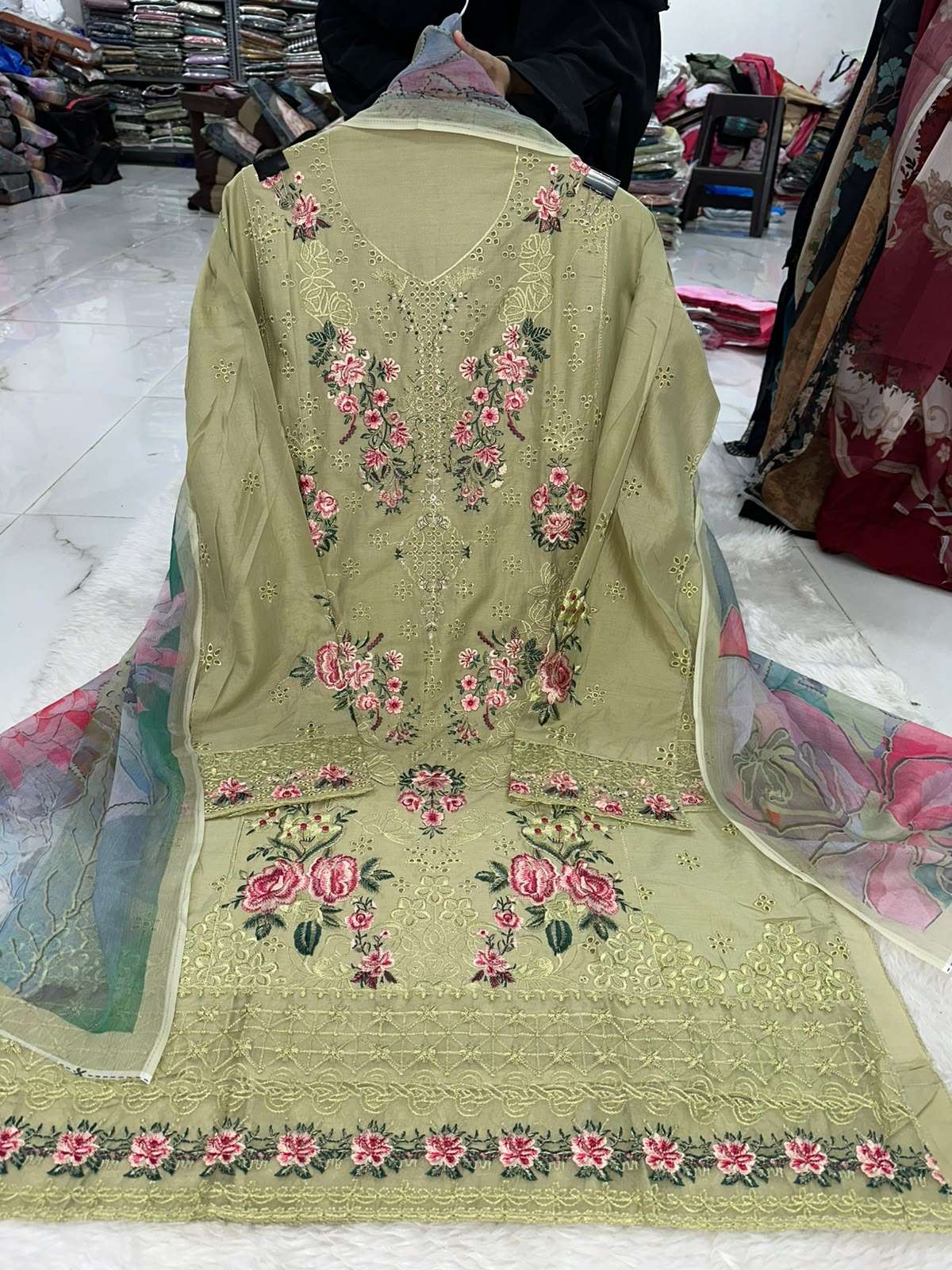 Falah Premium Pure Cotton Collection Code - NOP21 By Falah Designer Suits - 02