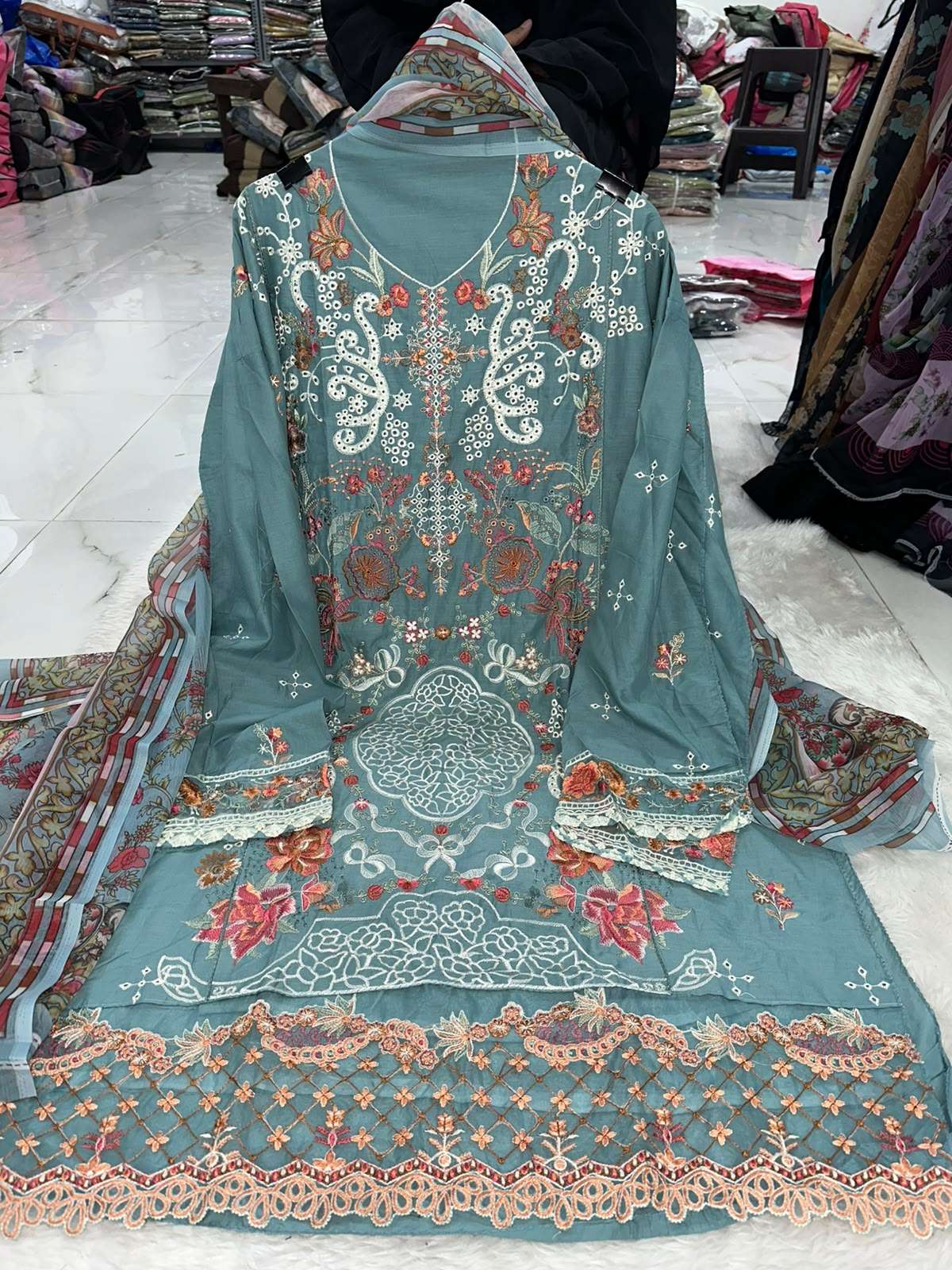 Falah Premium Pure Cotton Collection Code - NOP21 By Falah Designer Suits - 07