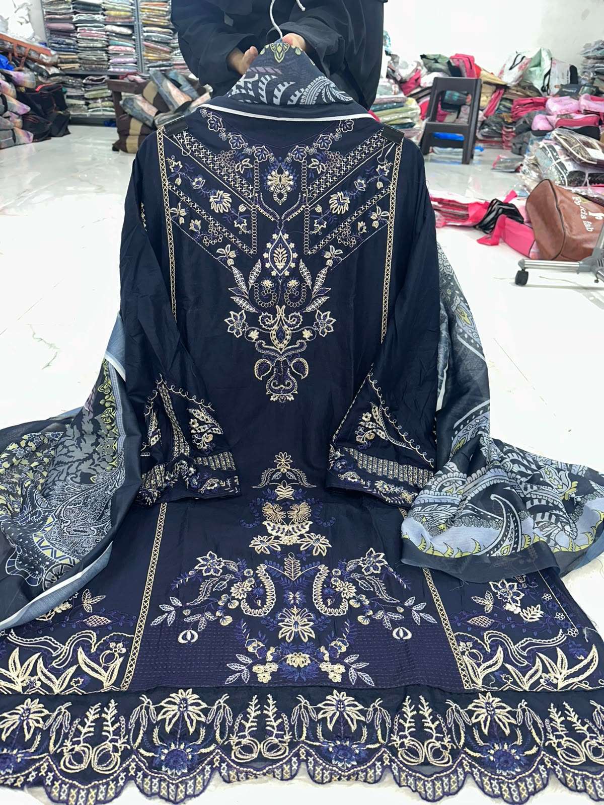 Falah Premium Pure Cotton Collection Code - NOP21 By Falah Designer Suits - 11