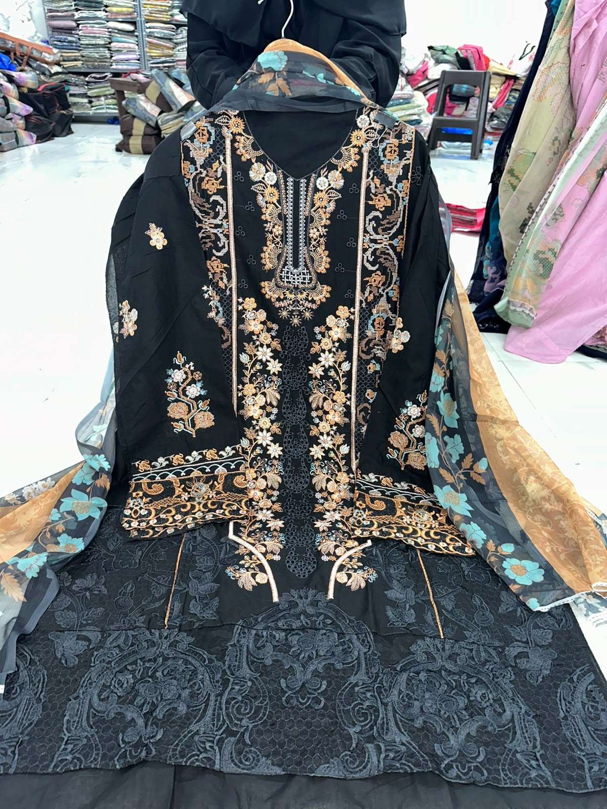 Falah Premium Pure Cotton Collection Code - NOP21 By Falah Designer Suits - 13