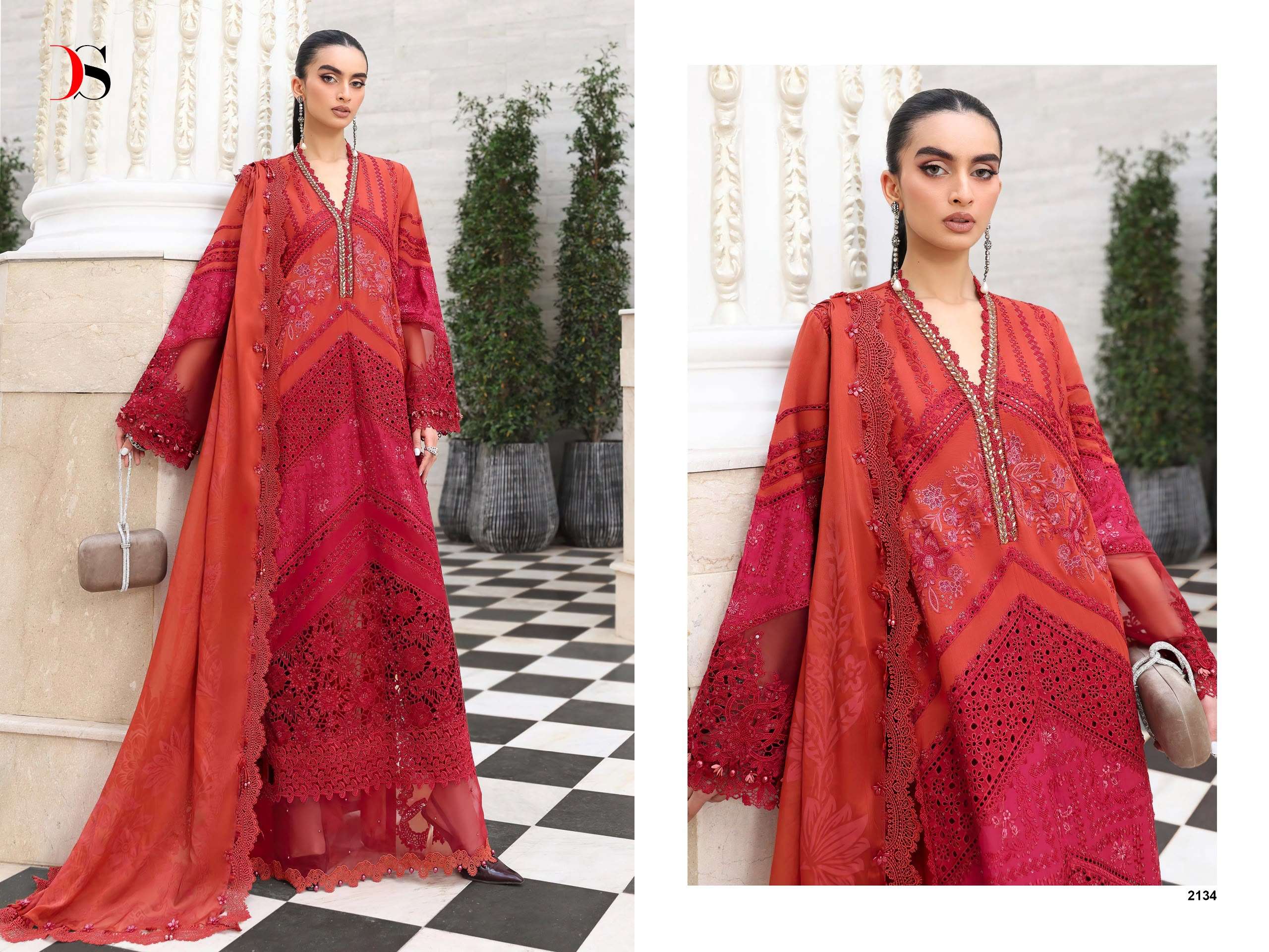 MARIA B PREMIUM EMBROIDERED - 05 DEEPSY SUITS - 04