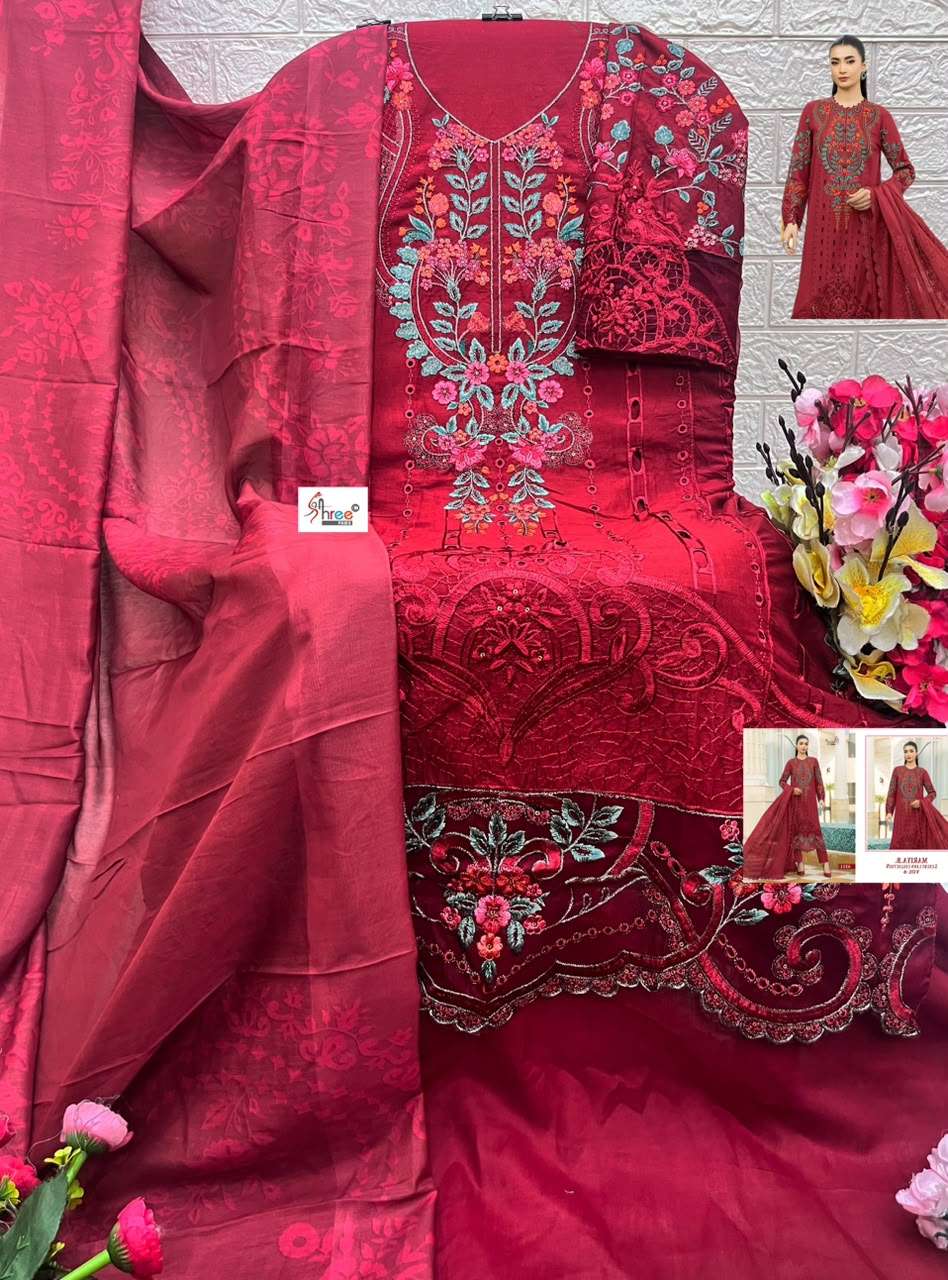 MARIYA B LUXURY LAWN COLLECTION VOL - 06 BY SHREE FABS - 07