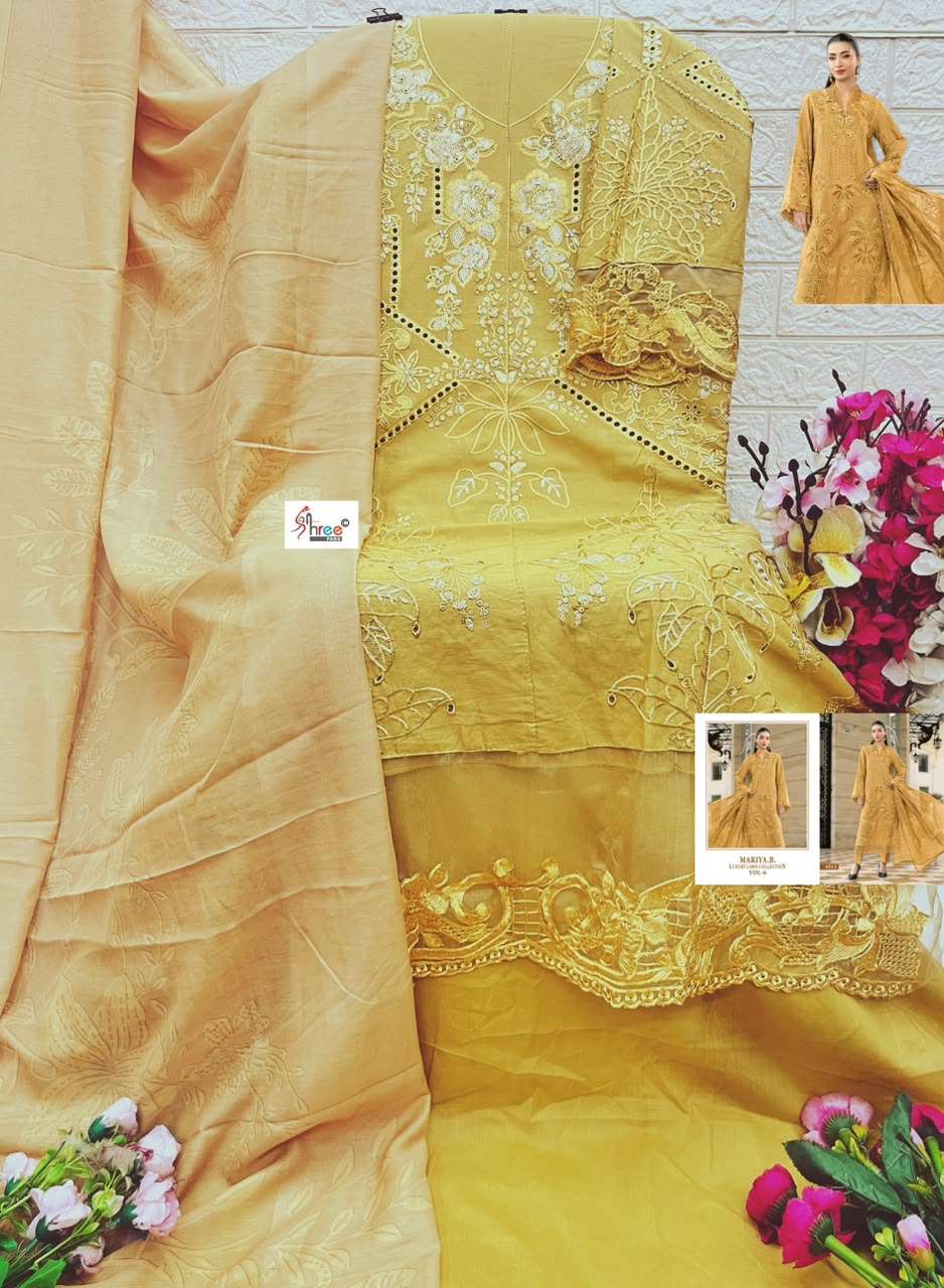MARIYA B LUXURY LAWN COLLECTION VOL - 06 BY SHREE FABS - 11