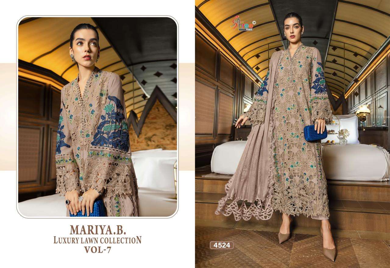 MARIYA B LUXURY LAWN COLLECTION VOL - 07 BY SHREE FABS - 01 - 06 B