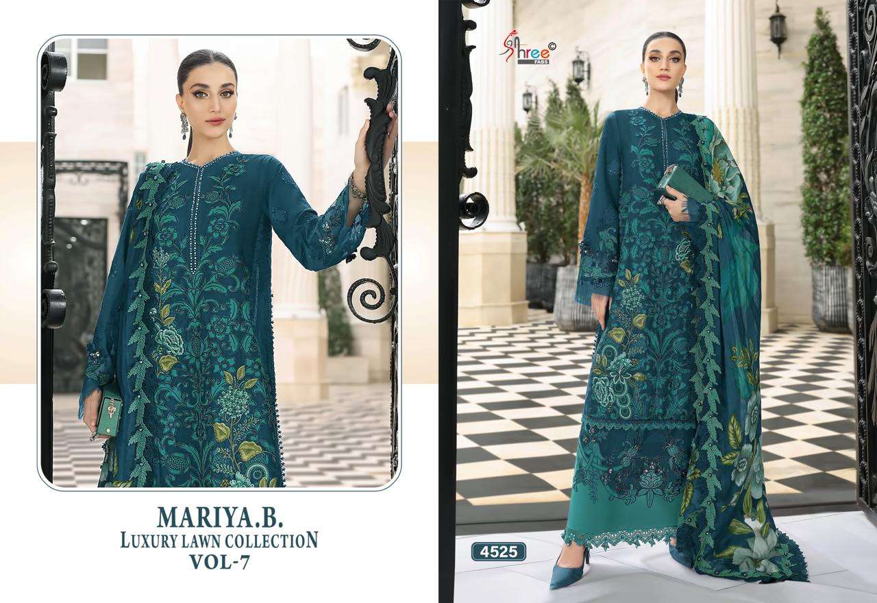 MARIYA B LUXURY LAWN COLLECTION VOL - 07 BY SHREE FABS - 04