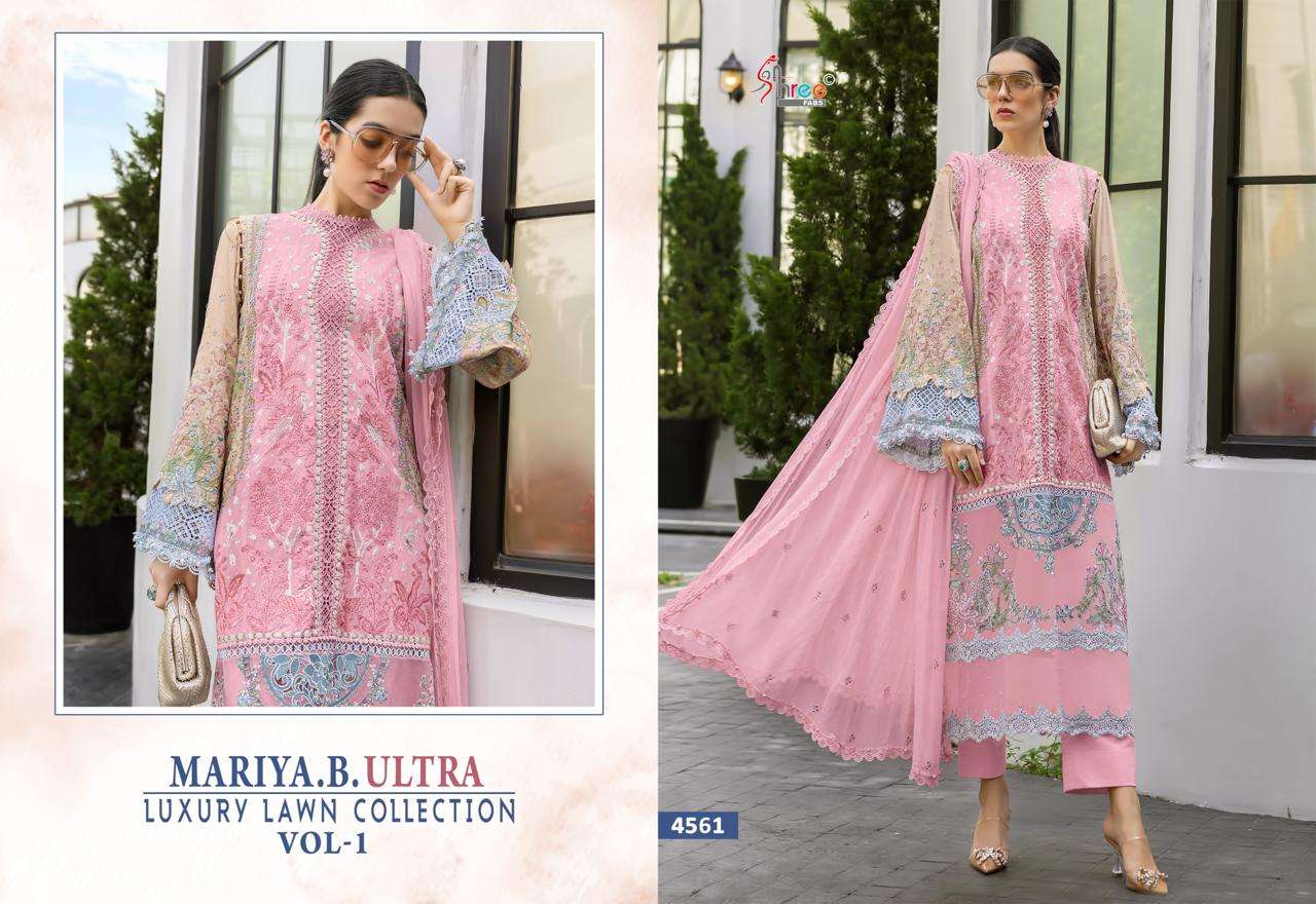 MARIYA B ULTRA LUXURY LAWN COLLECTION VOL - 01 BY SHREE FABS - 01