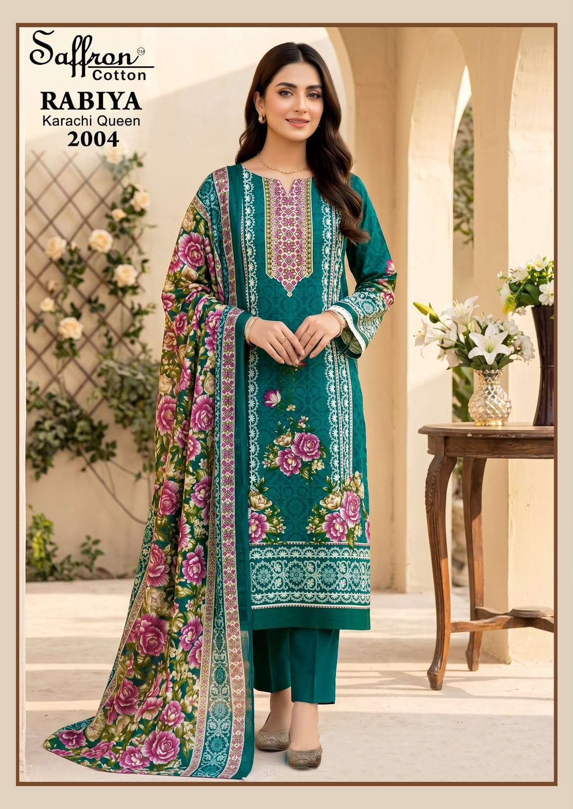 RABIYA KARACHI QUEEEN VOL - 02 BY SAFFRON COTTON - 04
