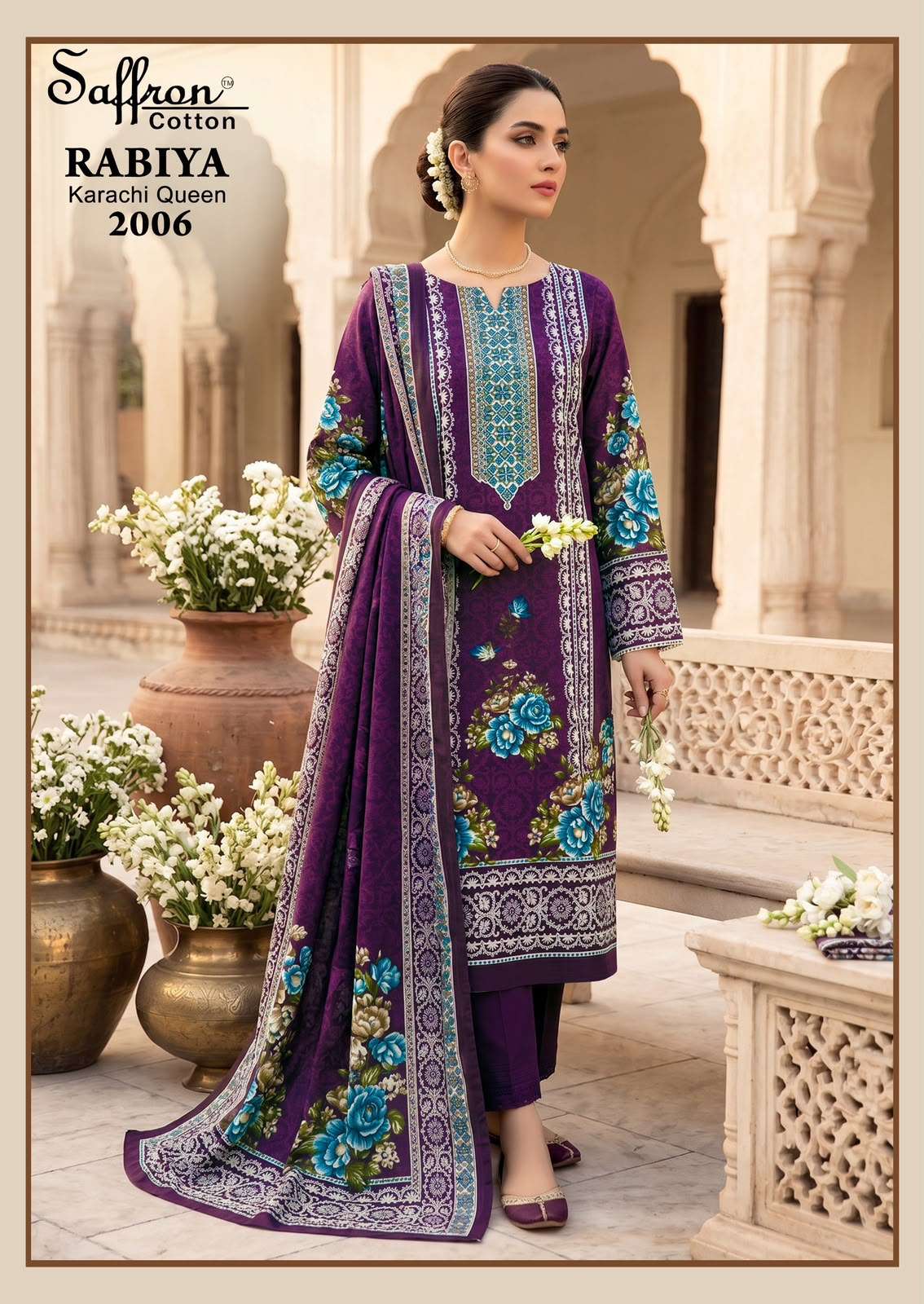 RABIYA KARACHI QUEEEN VOL - 02 BY SAFFRON COTTON - 06
