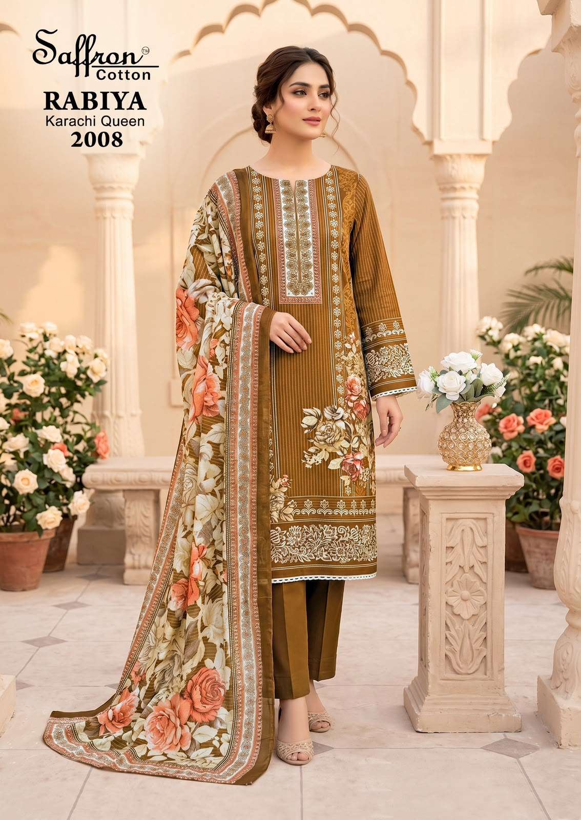 RABIYA KARACHI QUEEEN VOL - 02 BY SAFFRON COTTON - 08