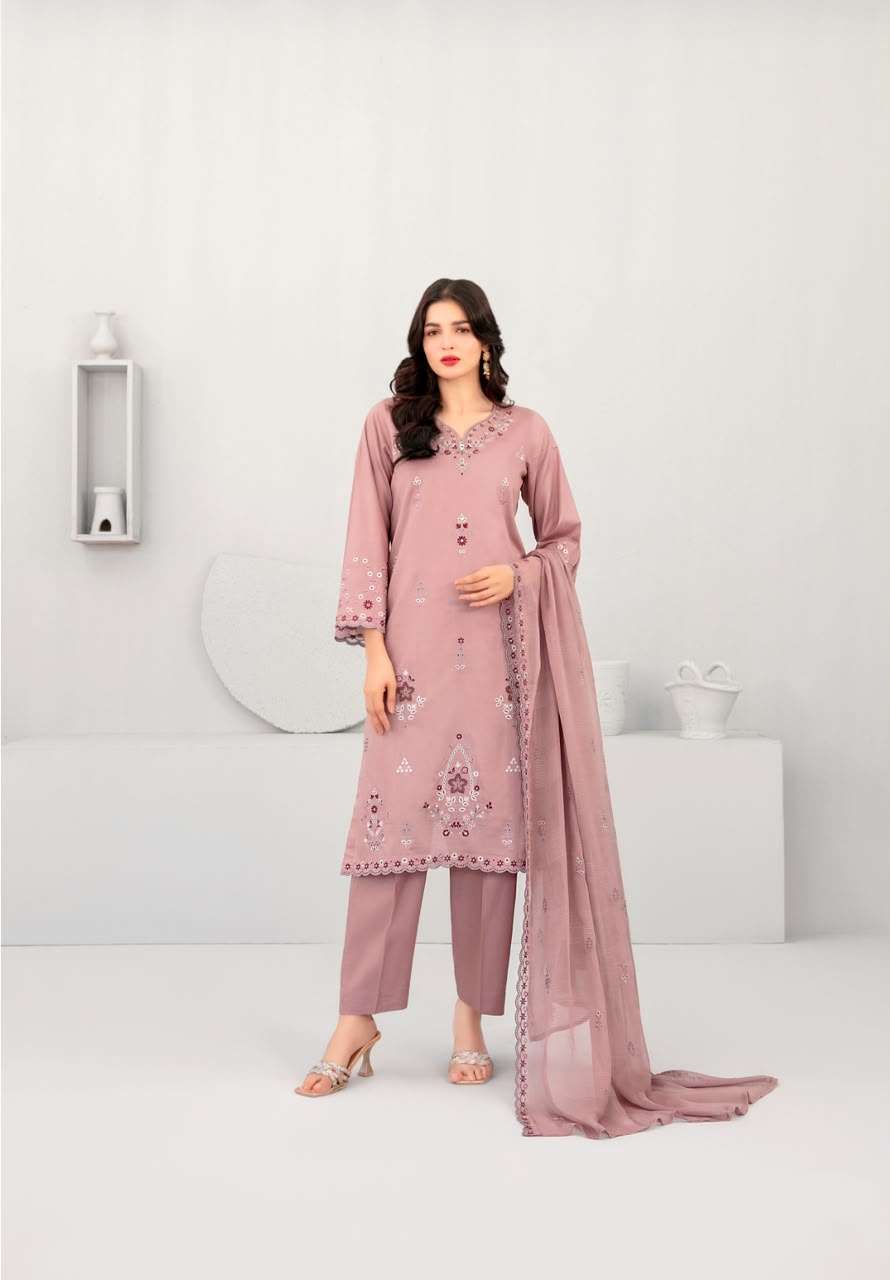 RTW FANCY EXCLUSIVE EMBROIDERED FORMAL LAWN COLLECTION 2026 BY TAWAKKAL PRINT - 01