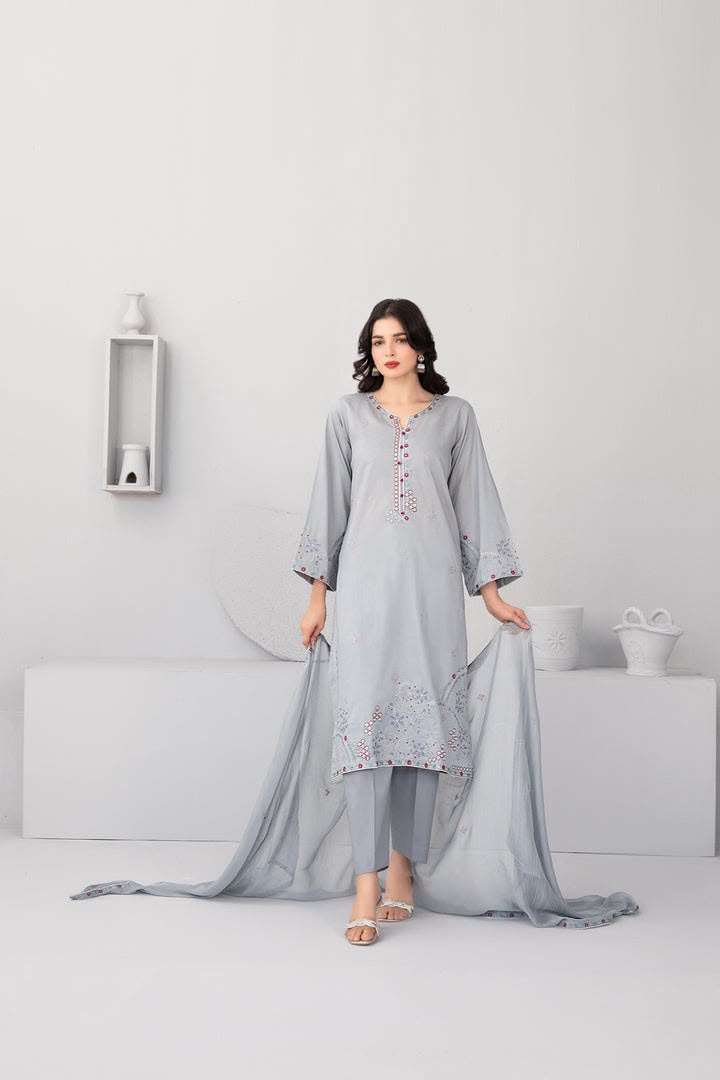 RTW FANCY EXCLUSIVE EMBROIDERED FORMAL LAWN COLLECTION 2026 BY TAWAKKAL PRINT - 03