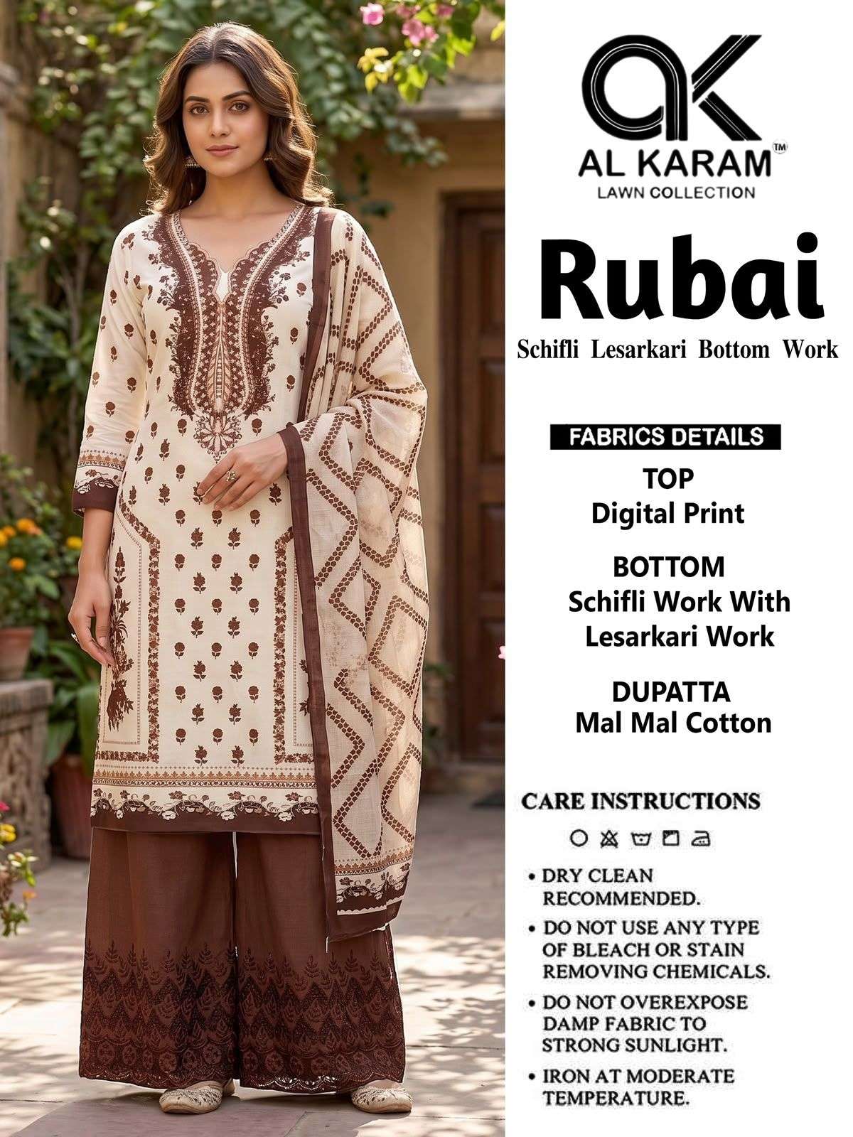 RUBAI BY AL KARAM LAWN COLLECTION - 03