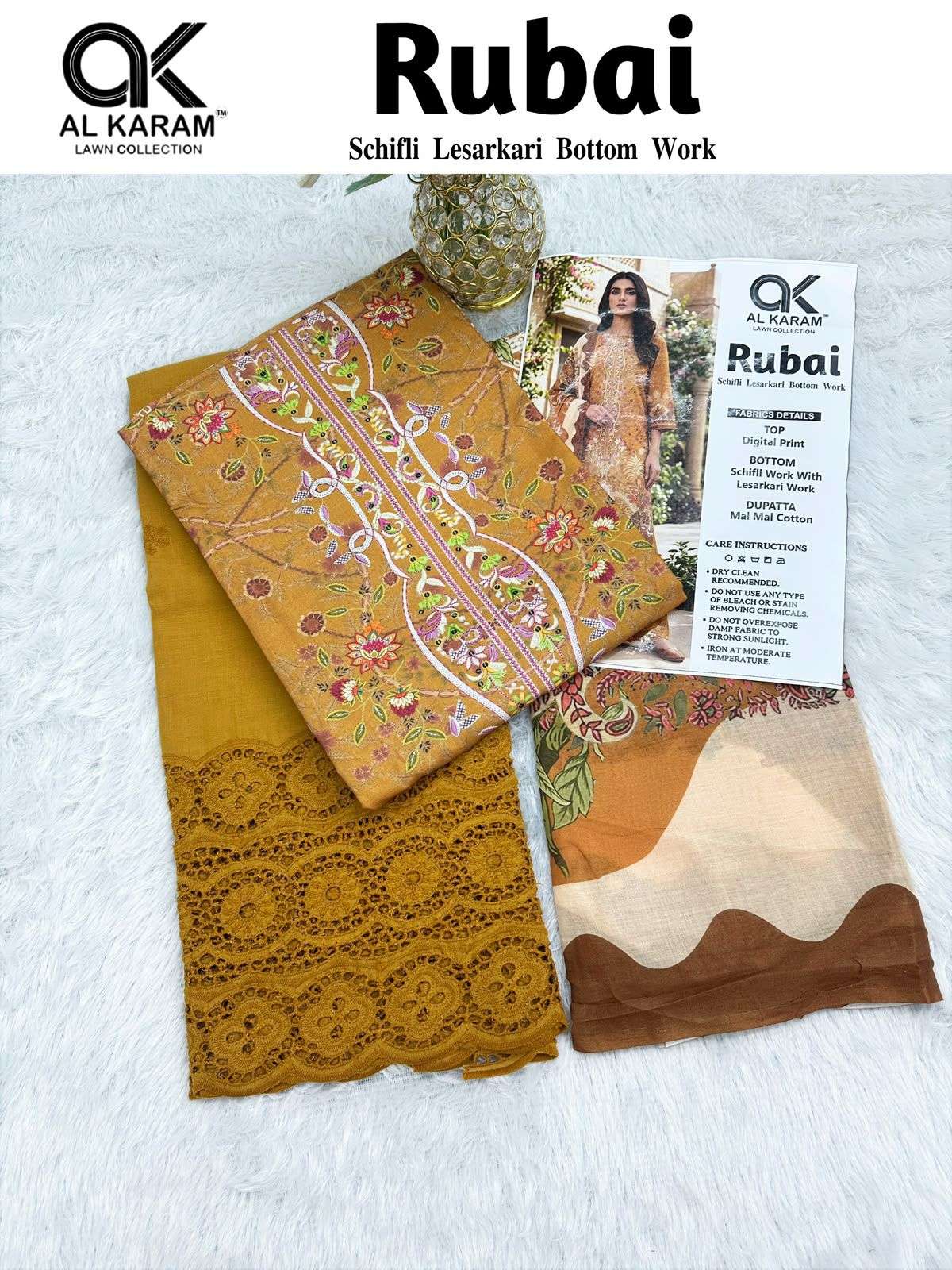 RUBAI BY AL KARAM LAWN COLLECTION - 06