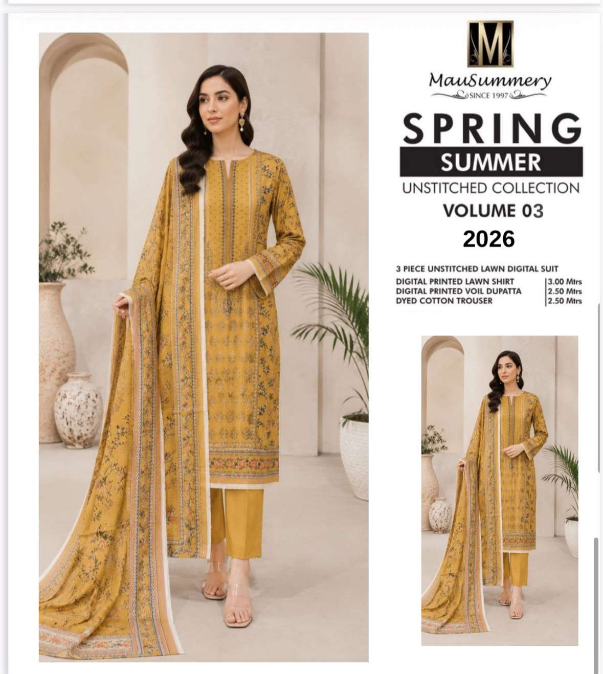 SUMMER PRINTED LAWN COLLECTION VOL - 03 BY MAUSUMMERY - 04