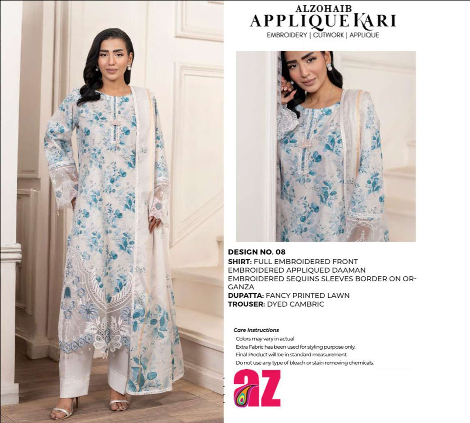 APPLIQUEKARI HITS BY AL ZOHAIB TEXTILES - 02