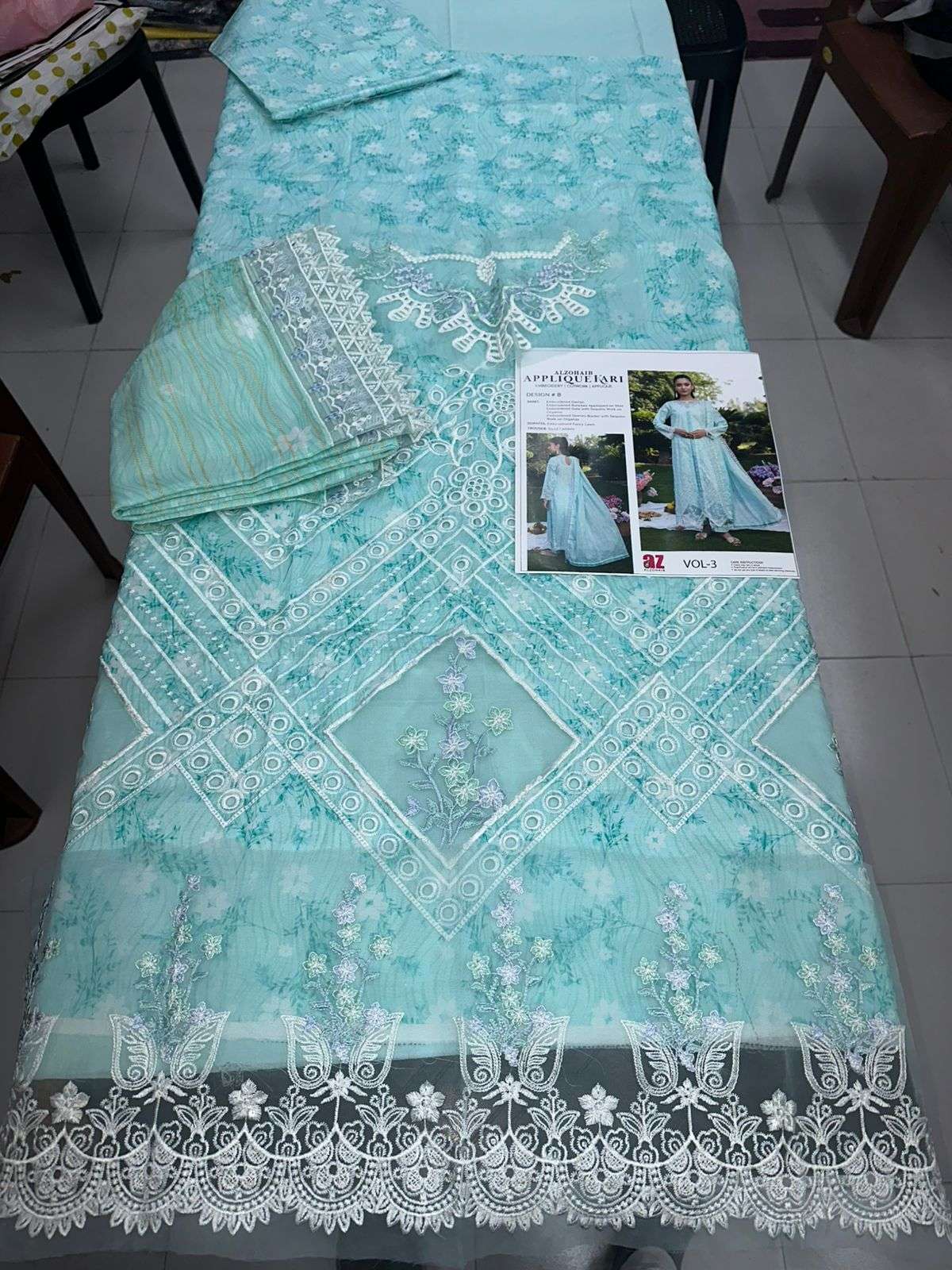 APPLIQUEKARI VOL - 03 OPEN PICS BY AL ZOHAIB TEXTILES - 01