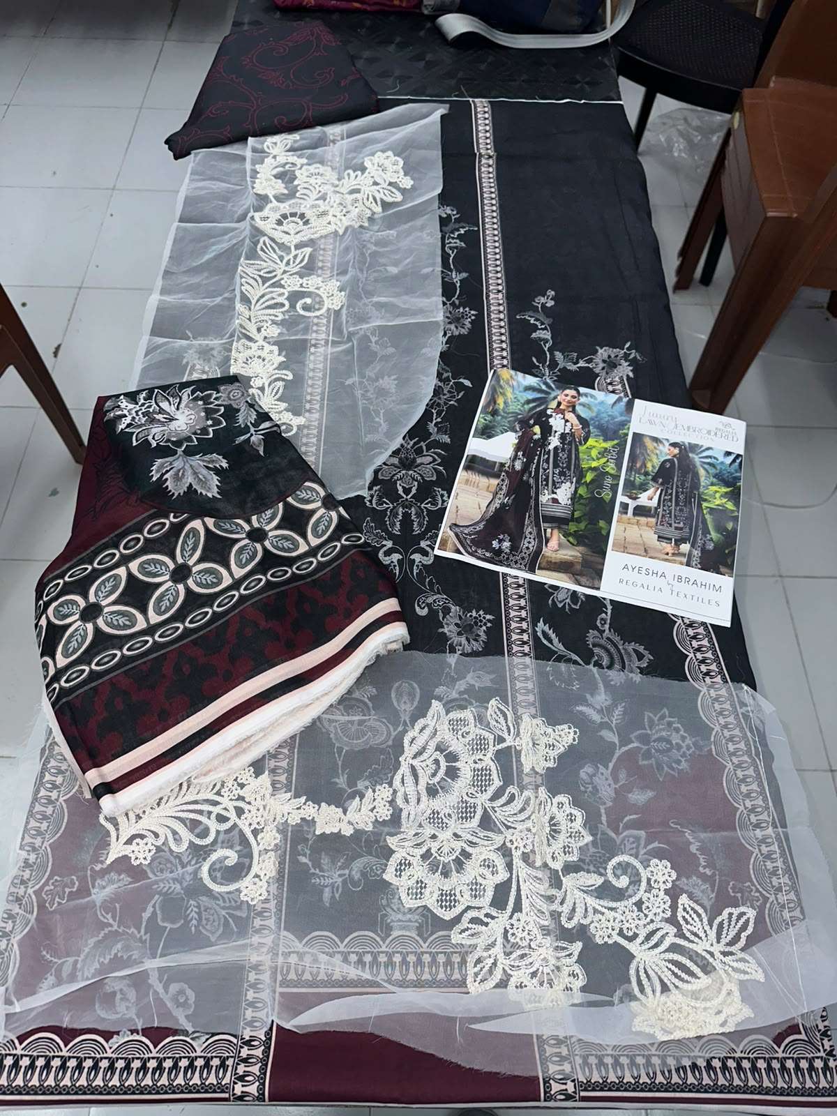AYESHA IBRAHIM LUXURY LAWN EMBROIDERED COLLECTION BY REGALIA - 11