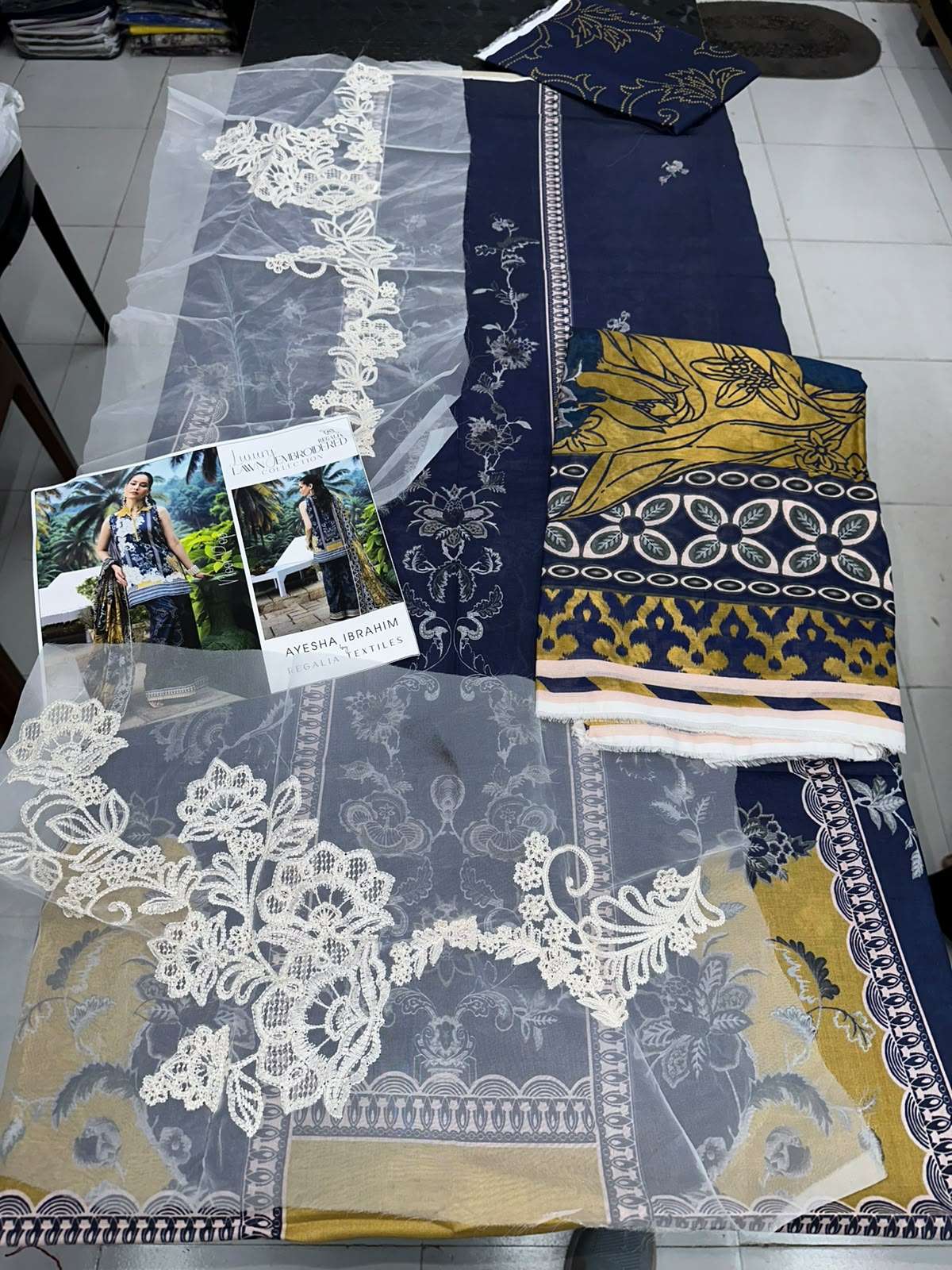 AYESHA IBRAHIM LUXURY LAWN EMBROIDERED COLLECTION BY REGALIA - 16