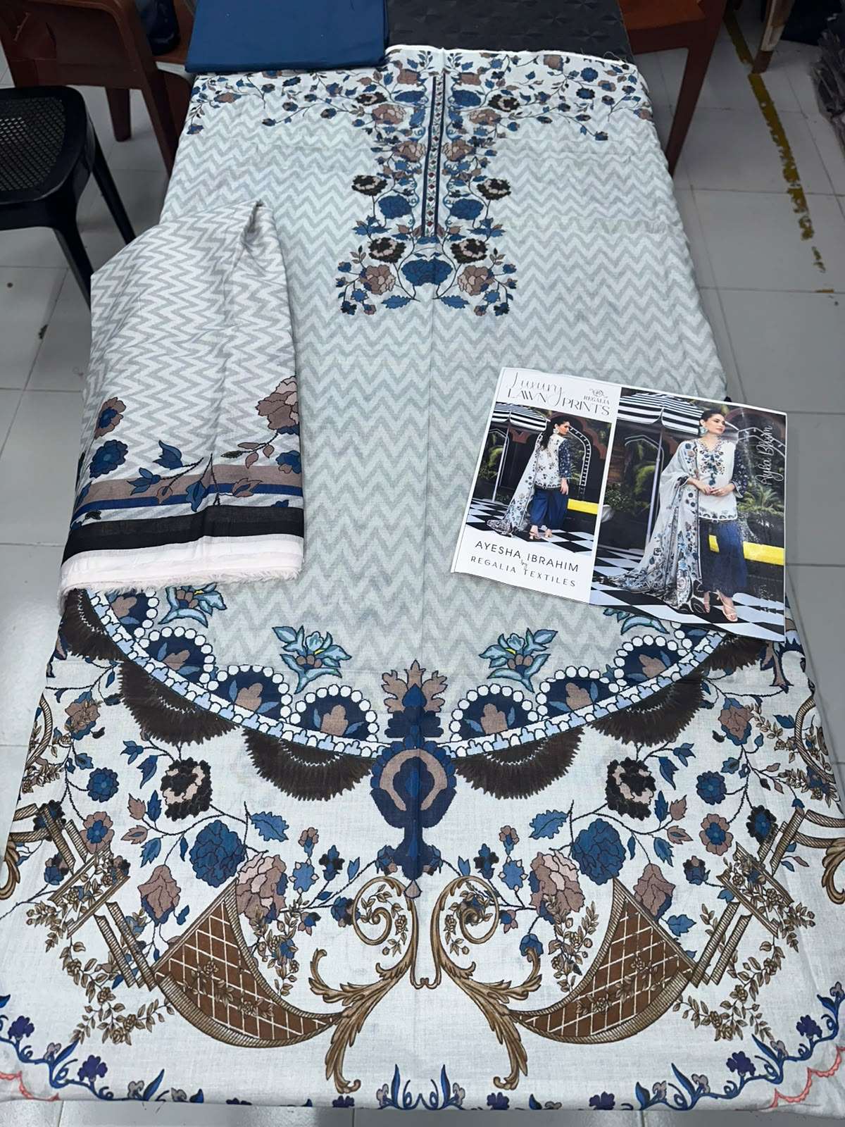 AYESHA IBRAHIM LUXURY LAWN PRINTS BY REGALIA - 13