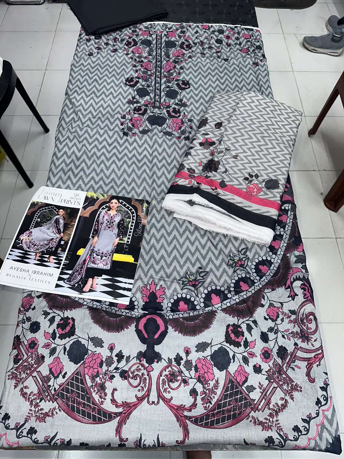 AYESHA IBRAHIM LUXURY LAWN PRINTS BY REGALIA - 19