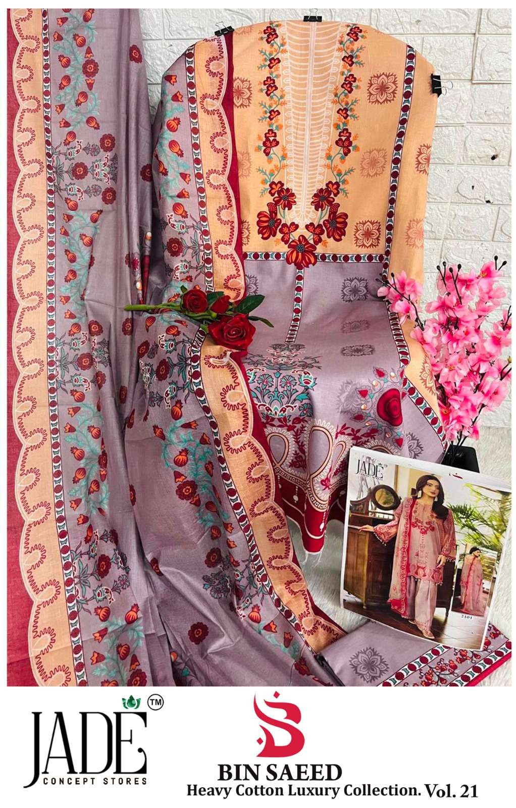 BIN SAEED HEAVY COTTON LUXURY COLLECTION VOL - 21 BY JADE CONCEPT STORES - 07