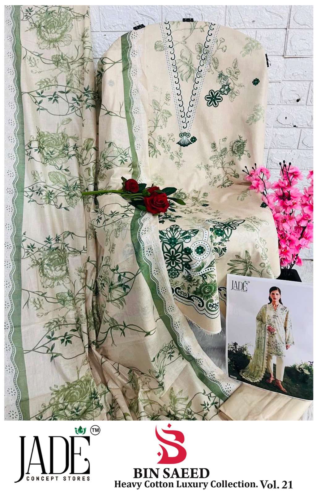 BIN SAEED HEAVY COTTON LUXURY COLLECTION VOL - 21 BY JADE CONCEPT STORES - 09