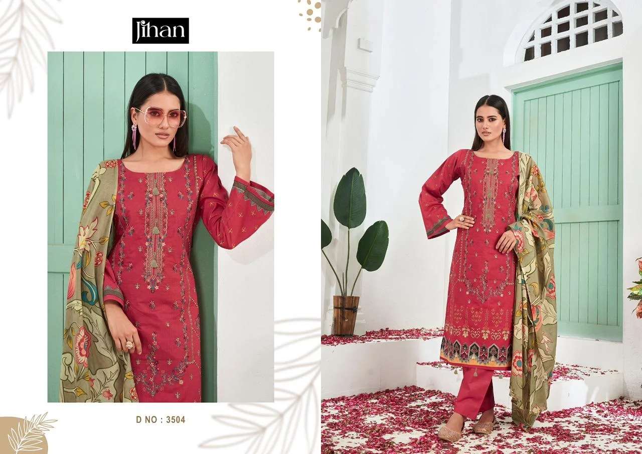 BIN SAEED REMIX LAWN COLLECTION VOL - 04 BY JIHAN - 04