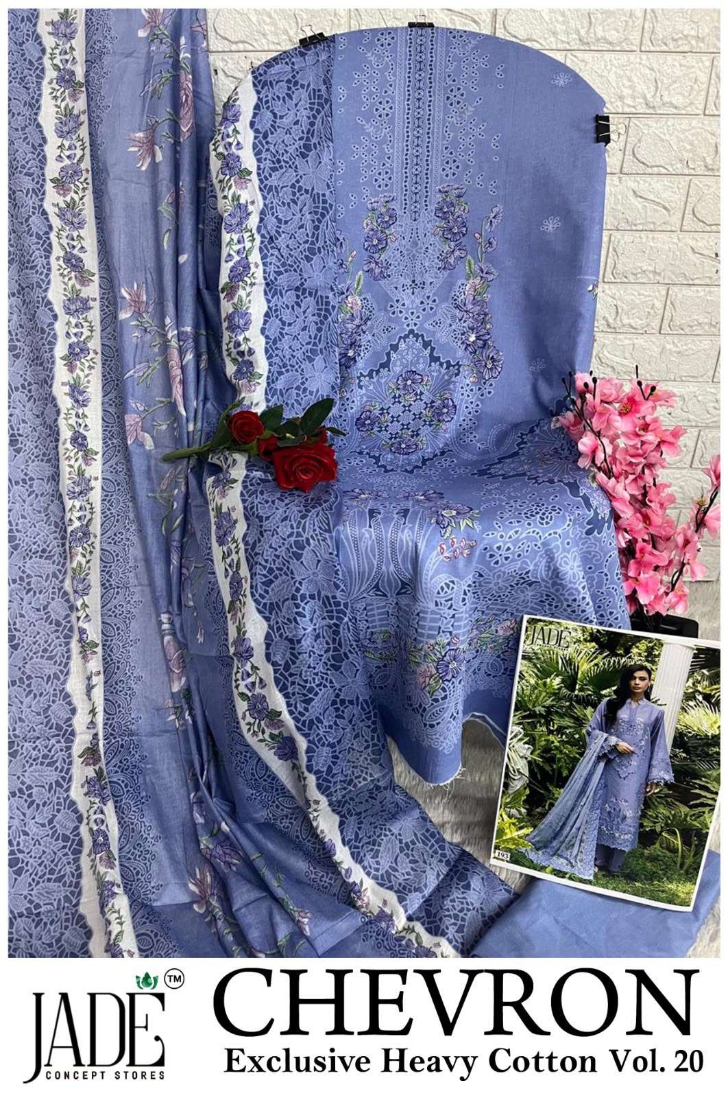 CHEVRON EXCLUSIVE HEAVY COTTON VOL - 20 BY JADE CONCEPT STORES - 09